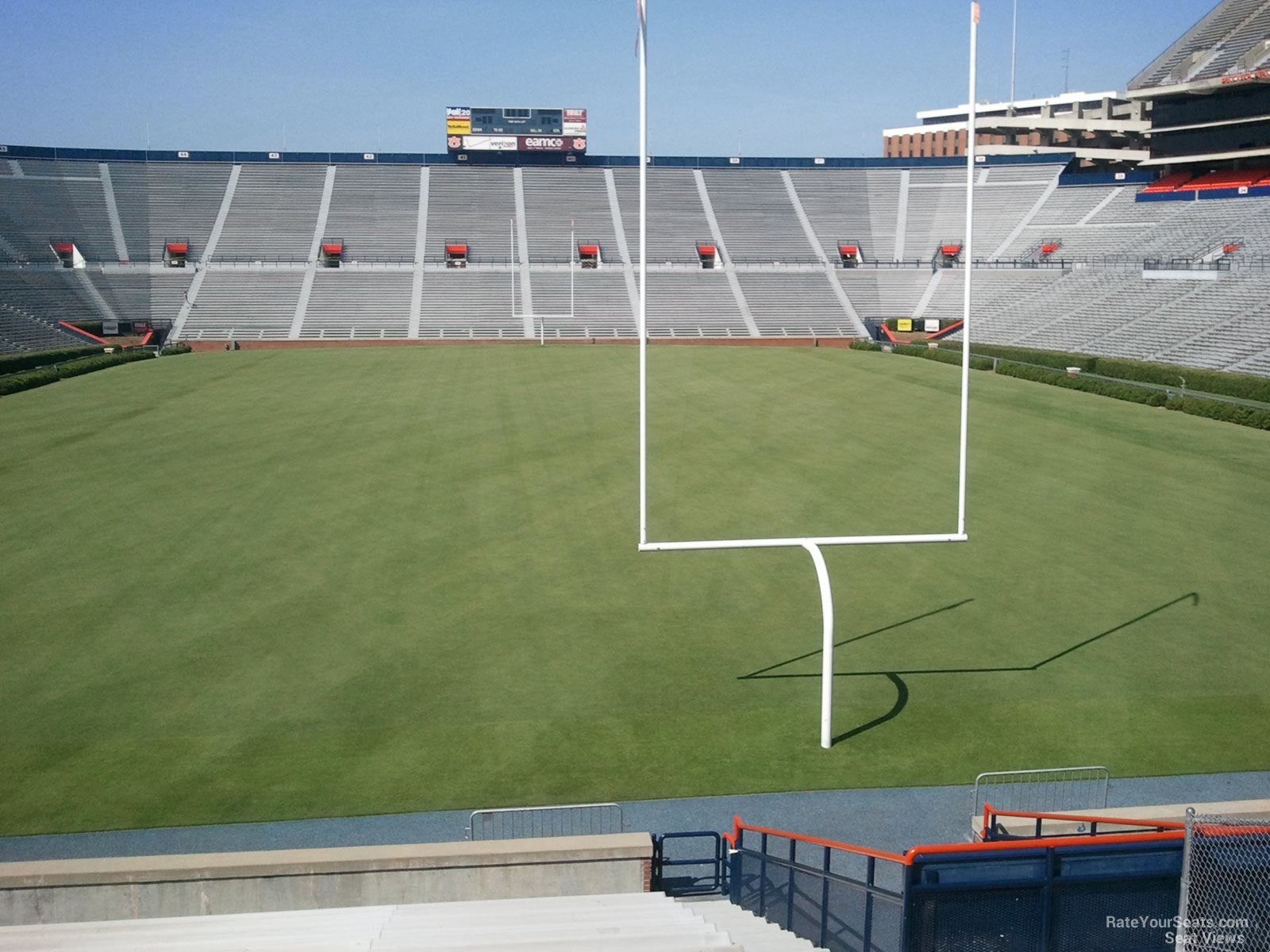 section 17, row 25 seat view  - jordan-hare stadium