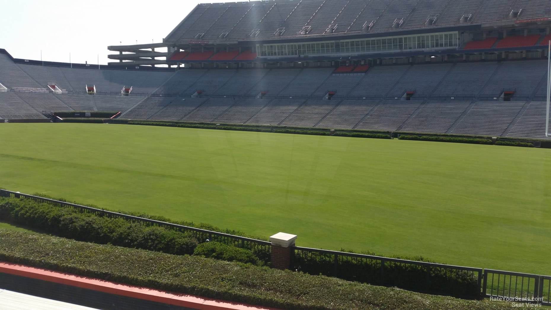 jordan hare stadium section 34 rateyourseats com jordan hare stadium seating chart with rows