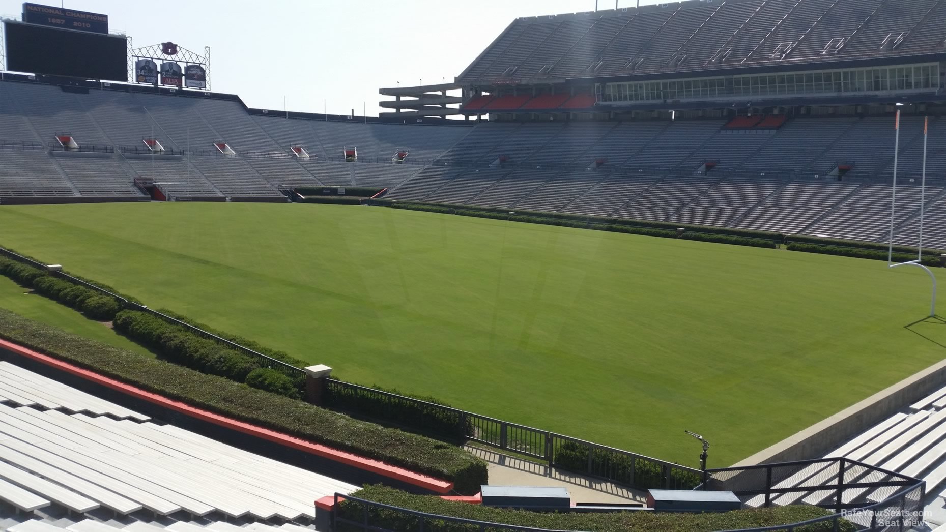 section 35, row 25 seat view  - jordan-hare stadium