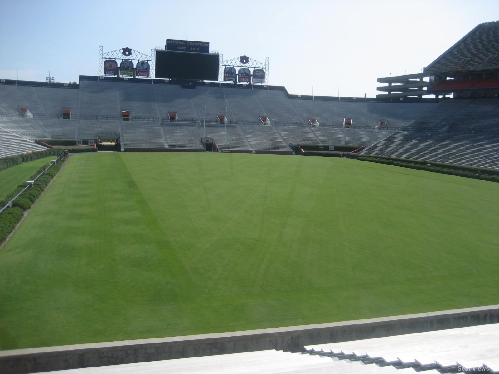 section 38, row 25 seat view  - jordan-hare stadium