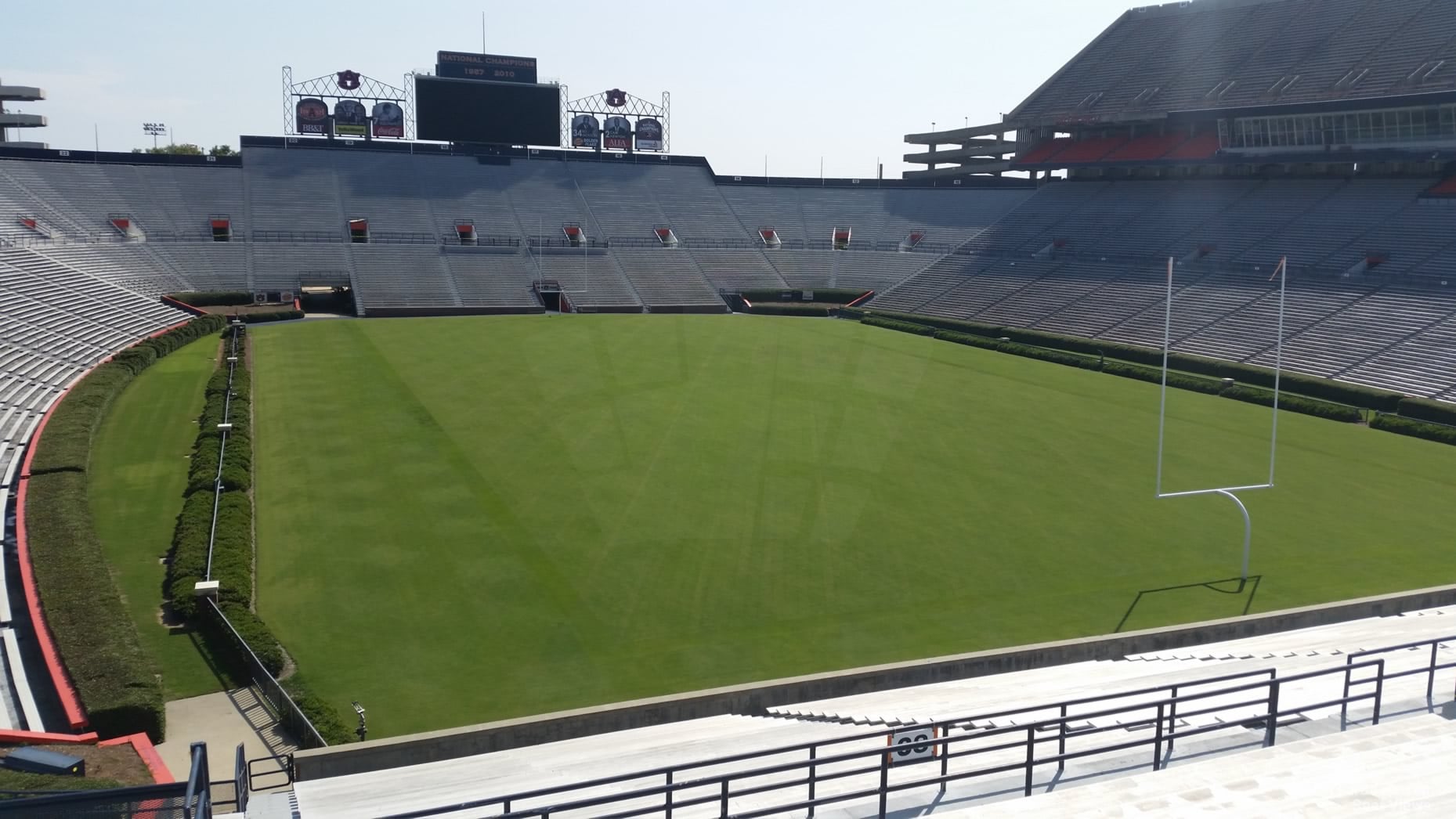 section 38, row 40 seat view  for football - jordan-hare stadium