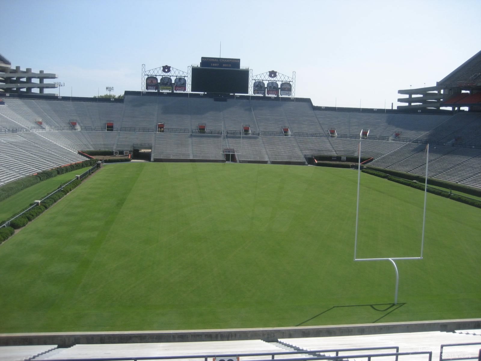 section 39, row 40 seat view  - jordan-hare stadium