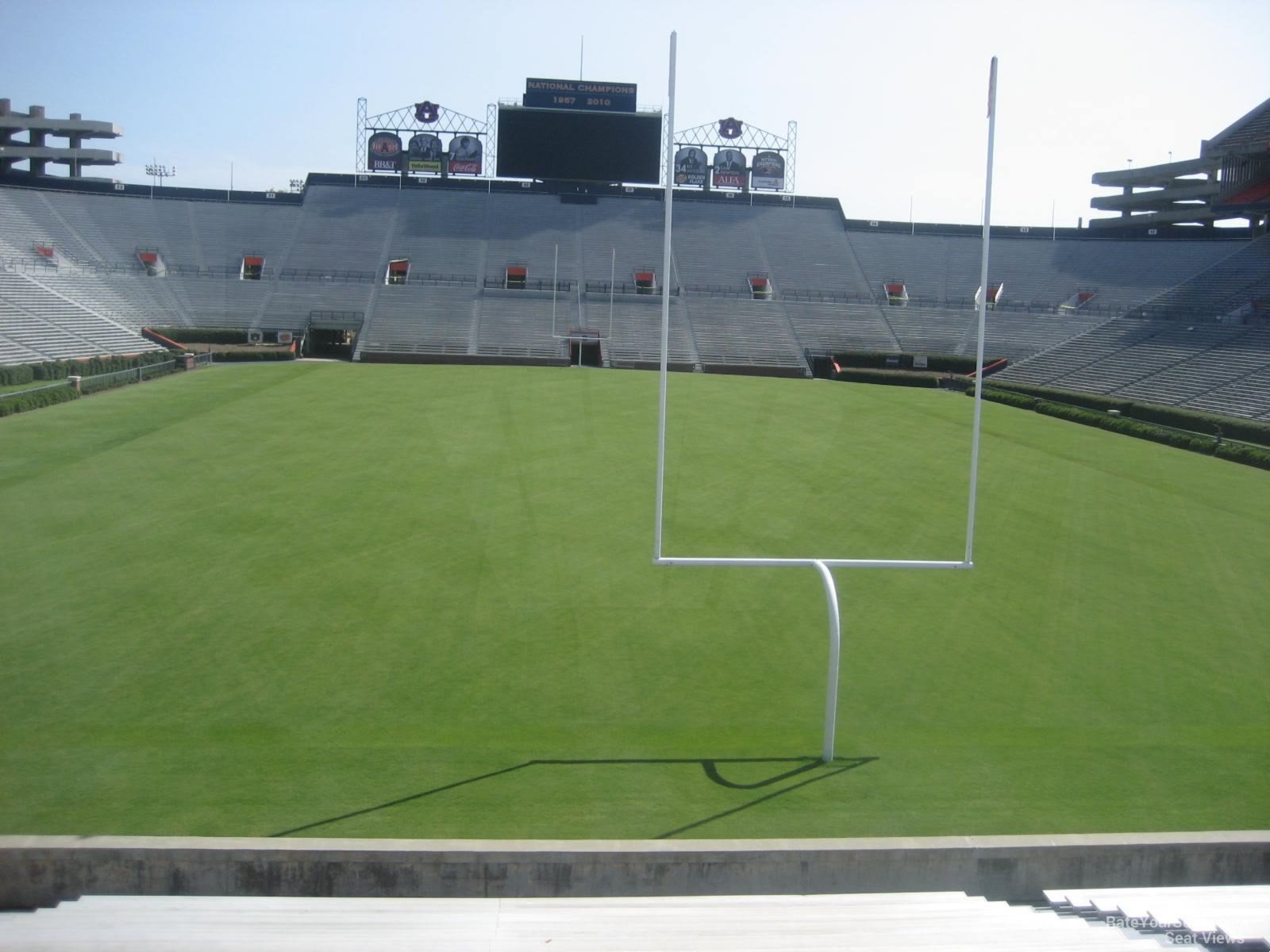 section 40, row 25 seat view  - jordan-hare stadium