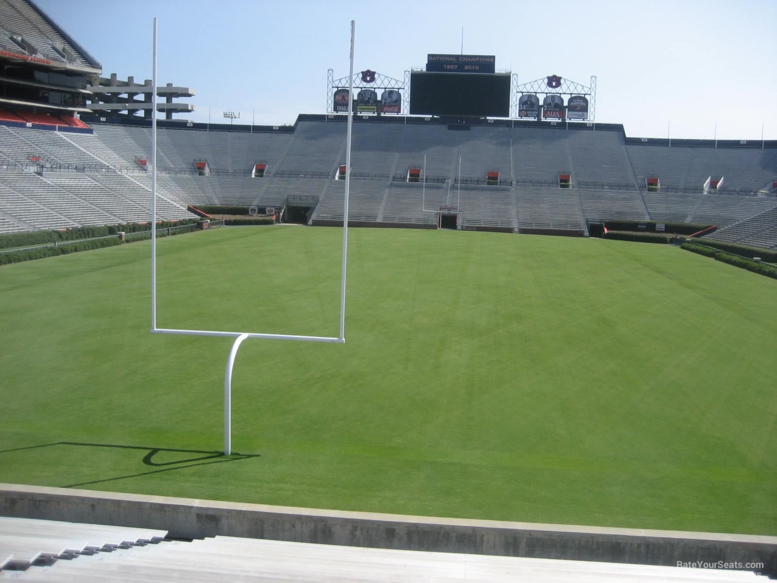 section 41, row 25 seat view  for football - jordan-hare stadium