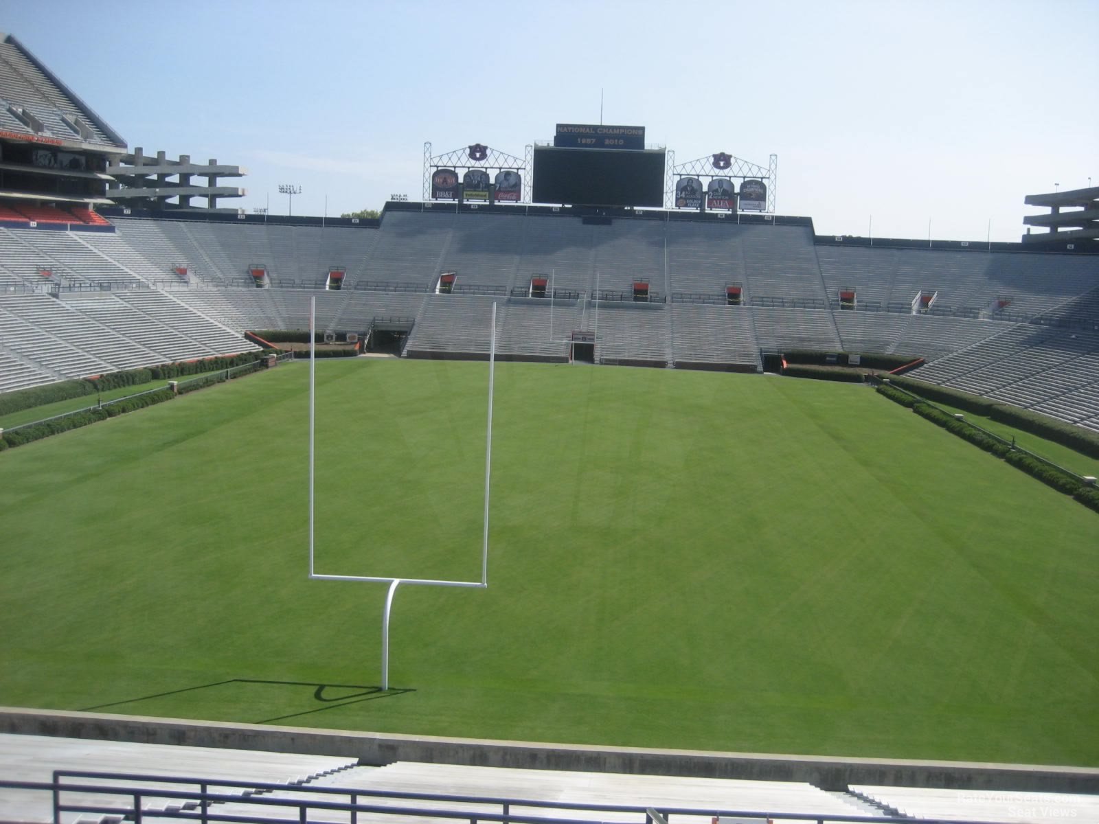 section 41, row 40 seat view  - jordan-hare stadium