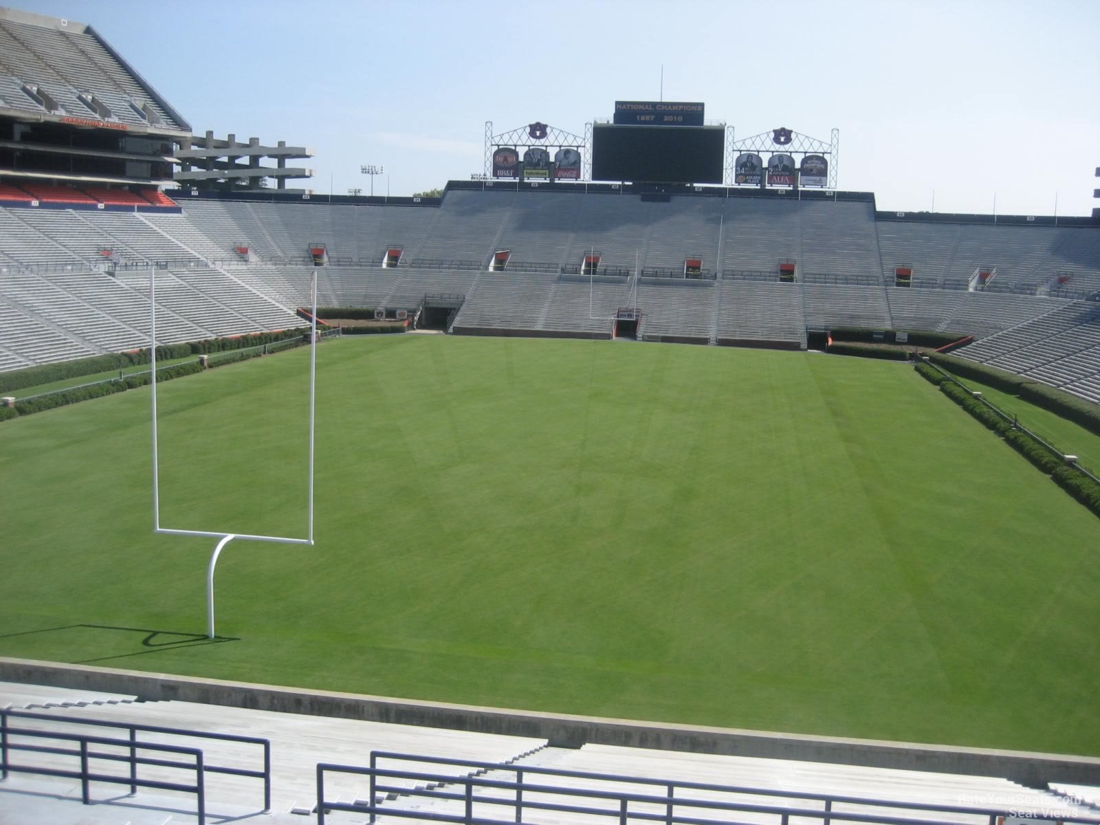 section 42, row 40 seat view  - jordan-hare stadium