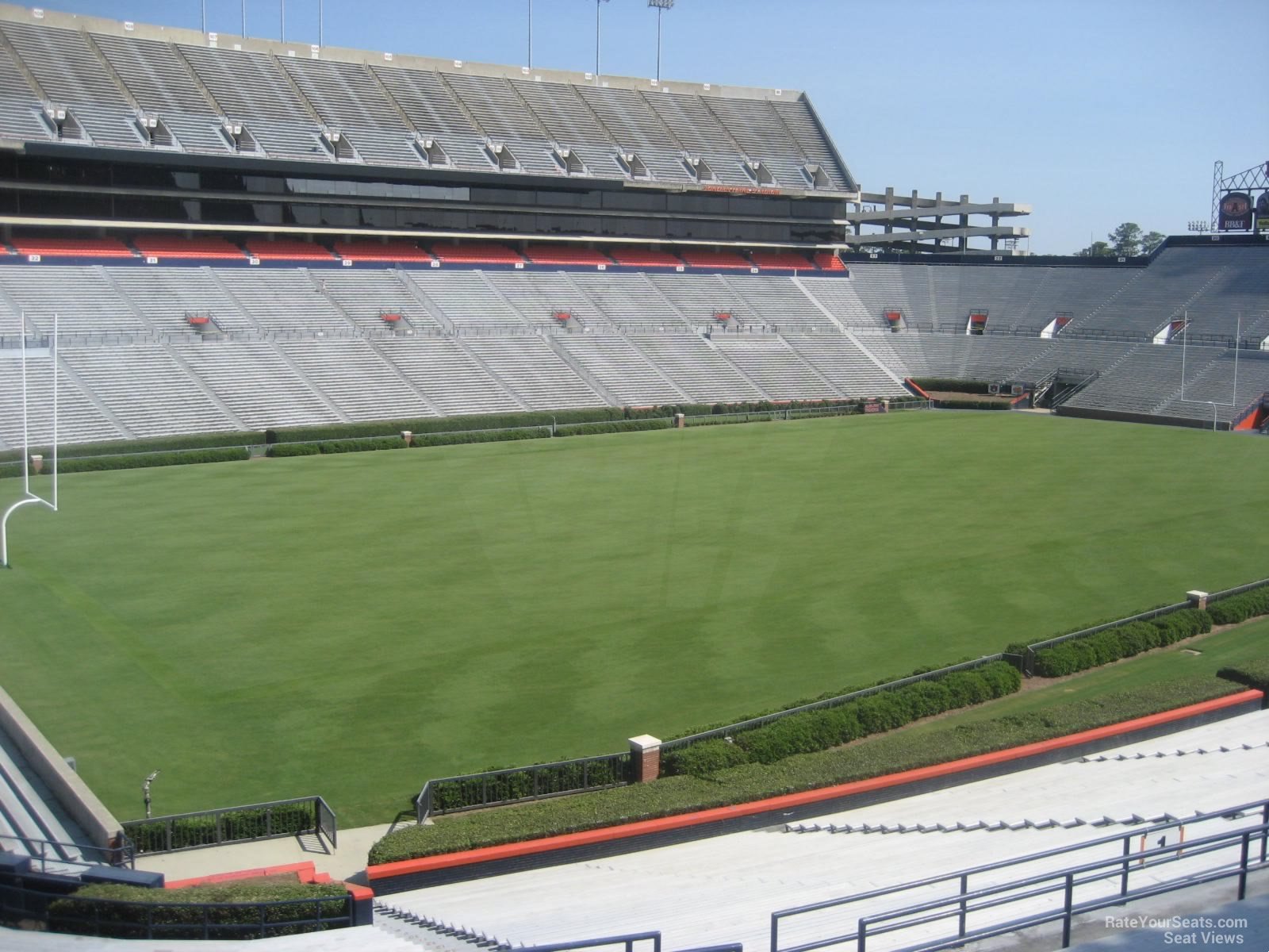 section 46, row 40 seat view  - jordan-hare stadium