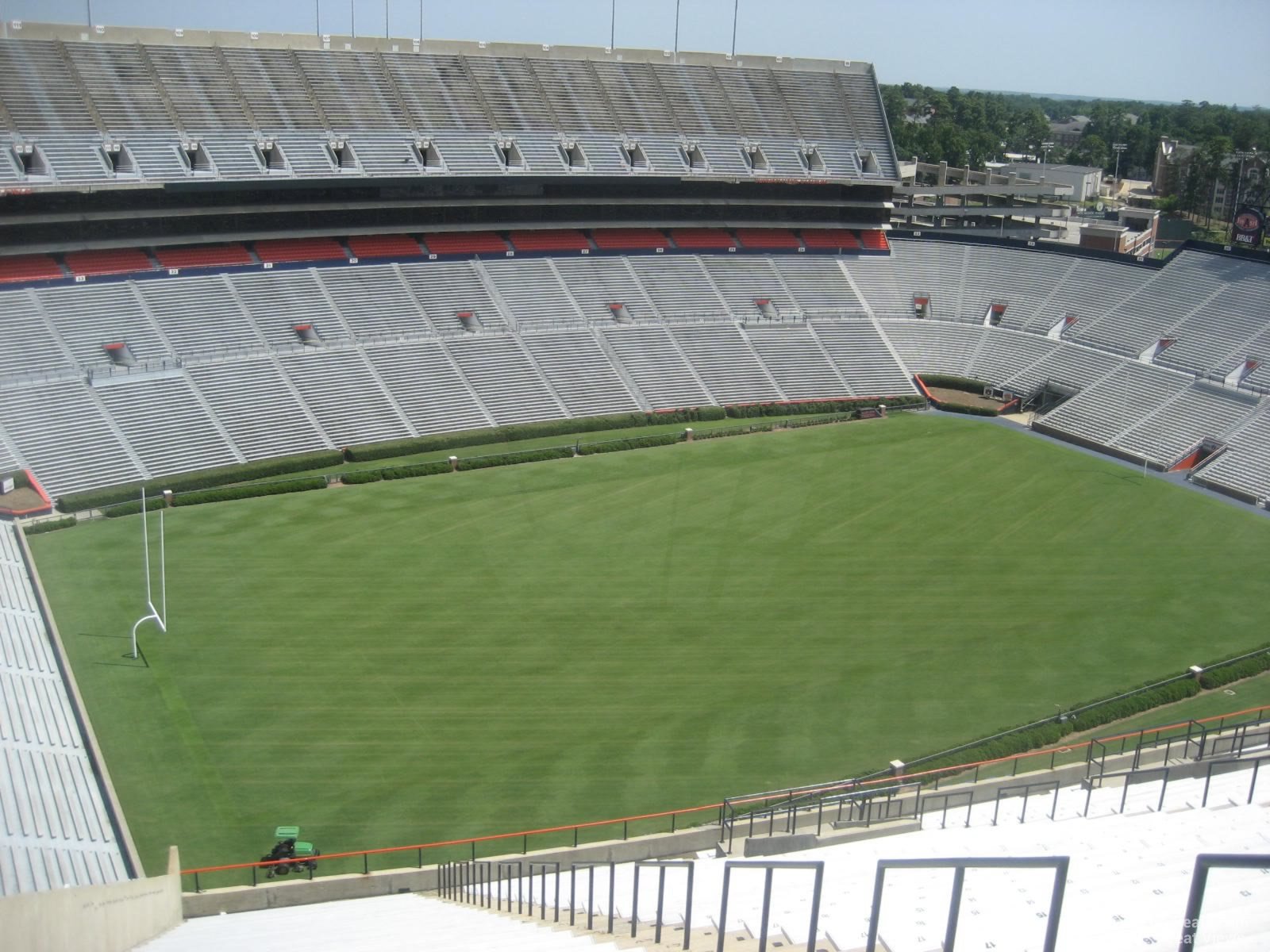 jordan hare stadium section 47 rateyourseats com jordan hare stadium seating chart with rows