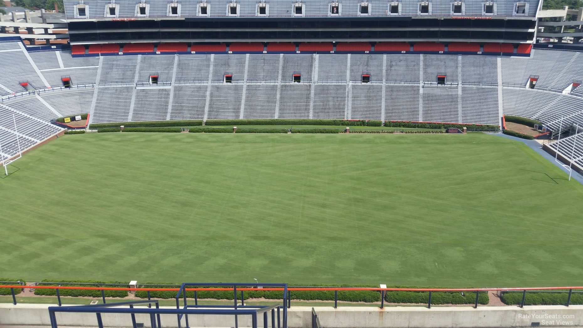 jordan hare stadium section 55 rateyourseats com jordan hare stadium seating chart with rows