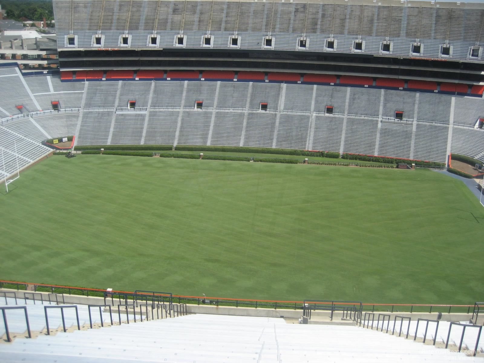 section 56, row 36 seat view  for football - jordan-hare stadium