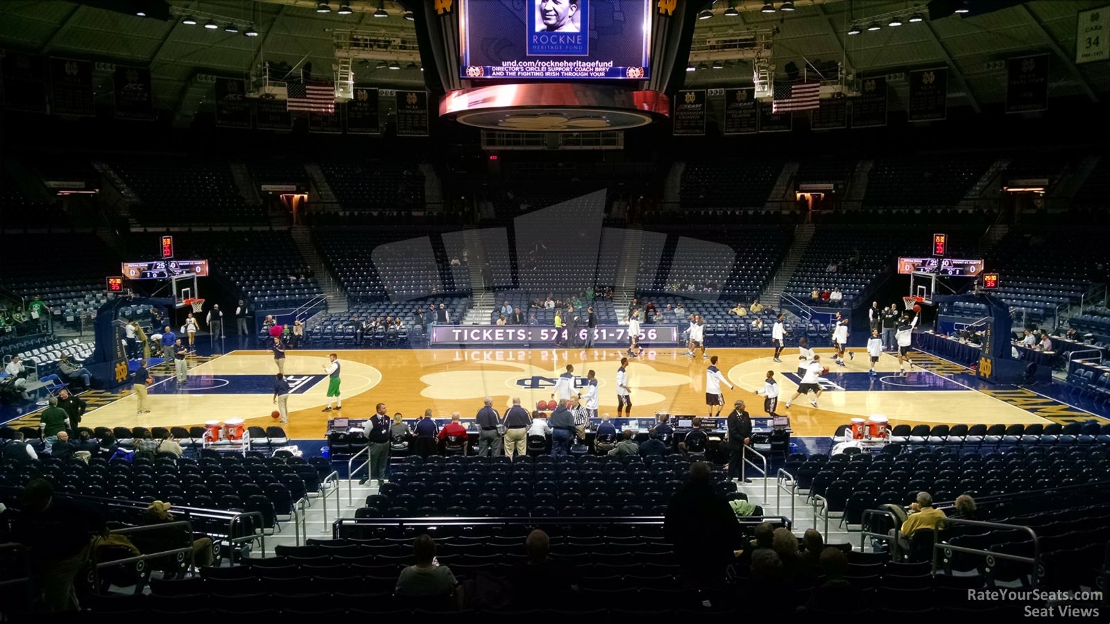 view from Section 1 