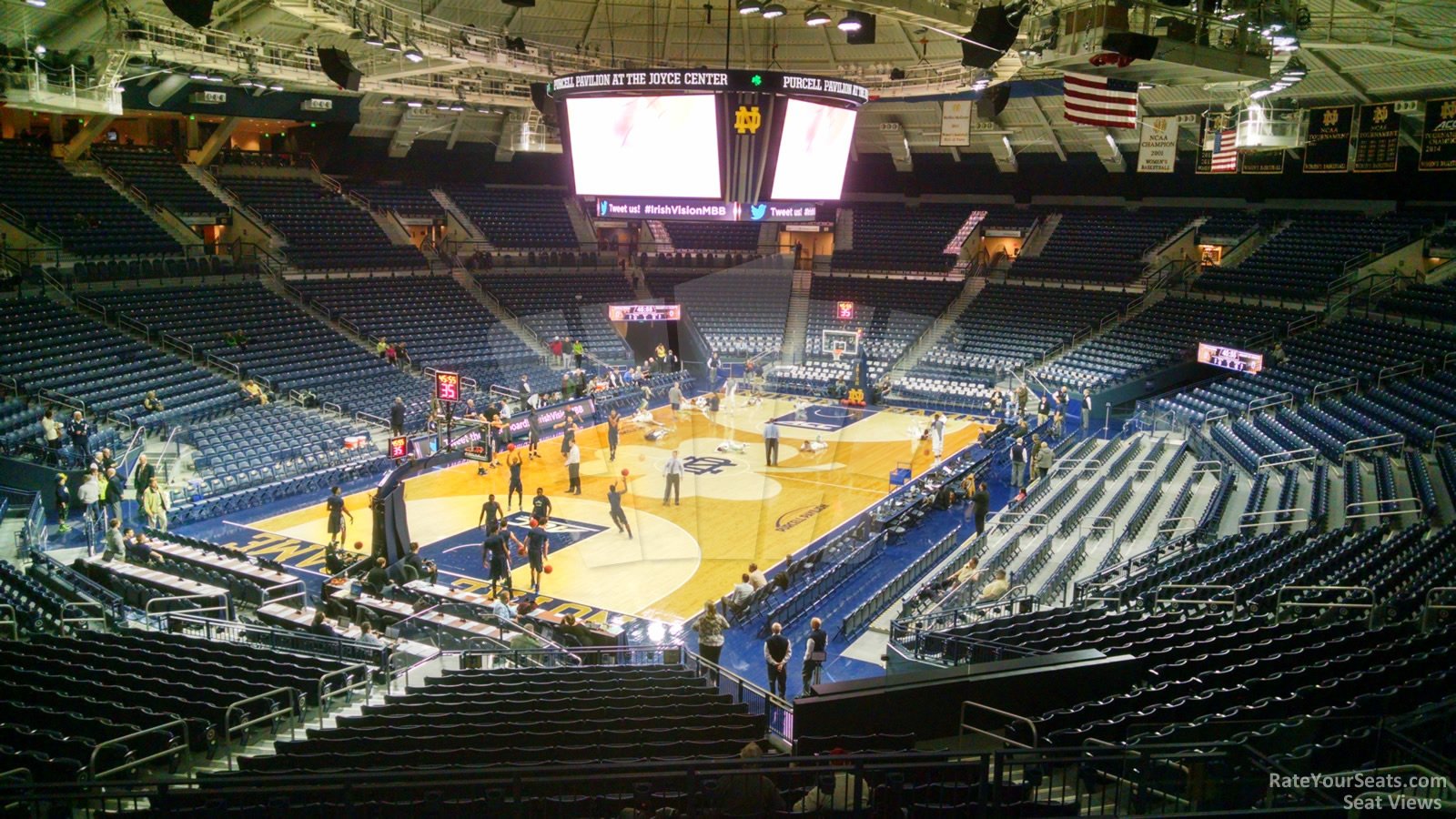 section 113, row 10 seat view  - joyce center