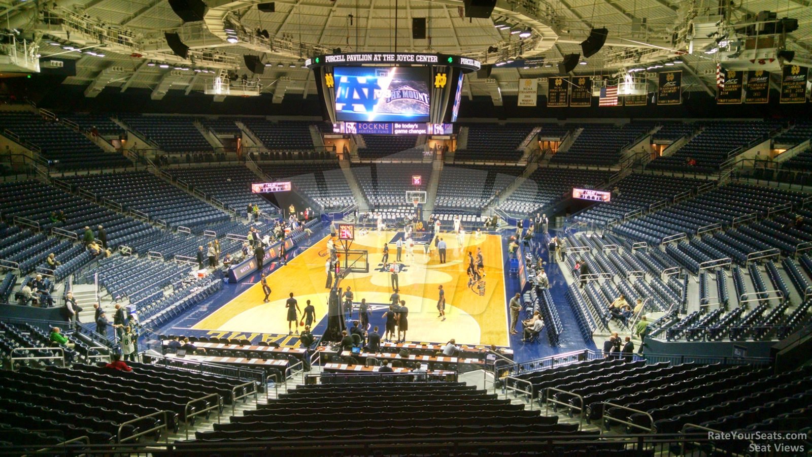 section 114, row 10 seat view  - joyce center