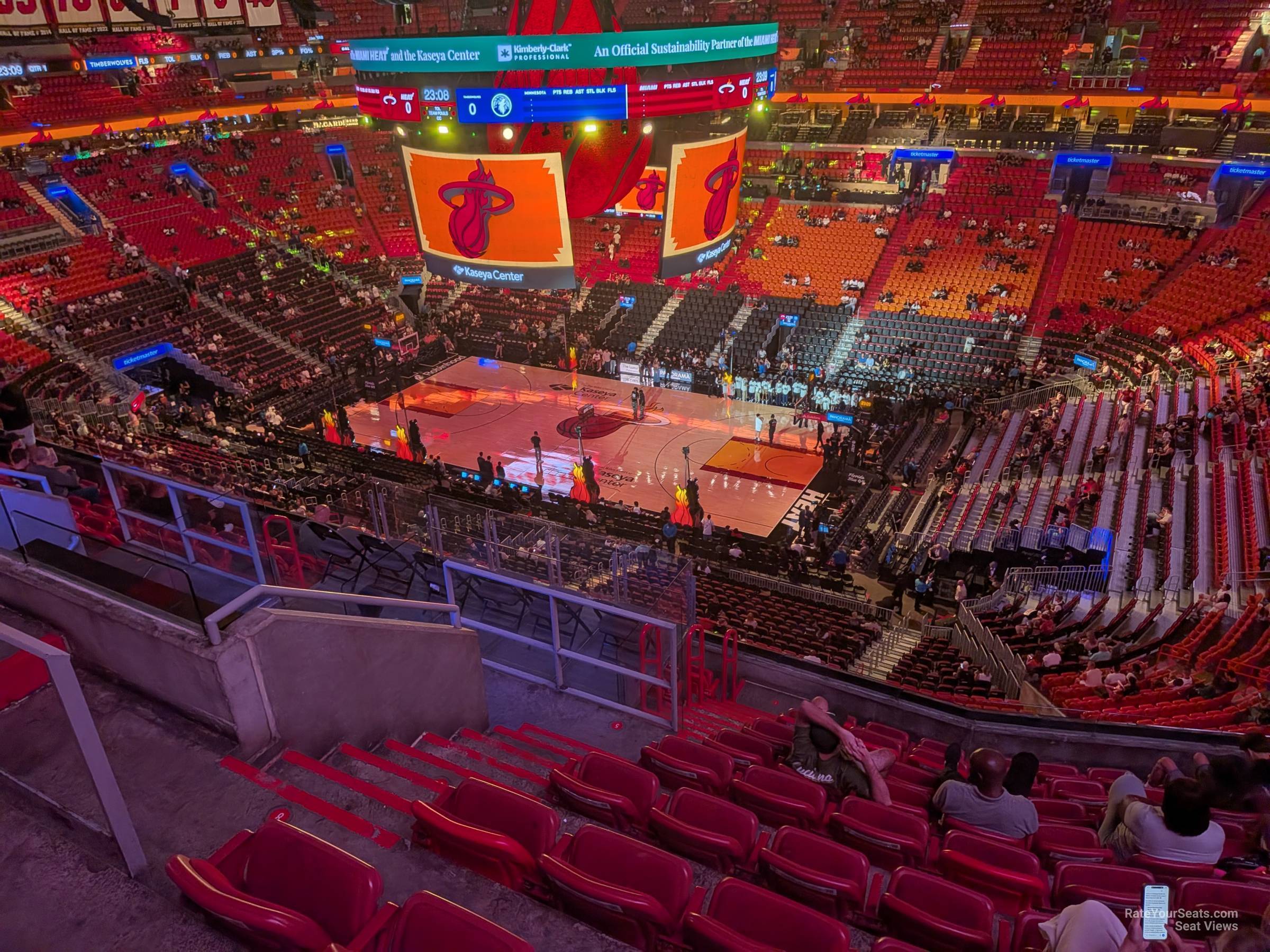section 322, row 10 seat view  for basketball - kaseya center