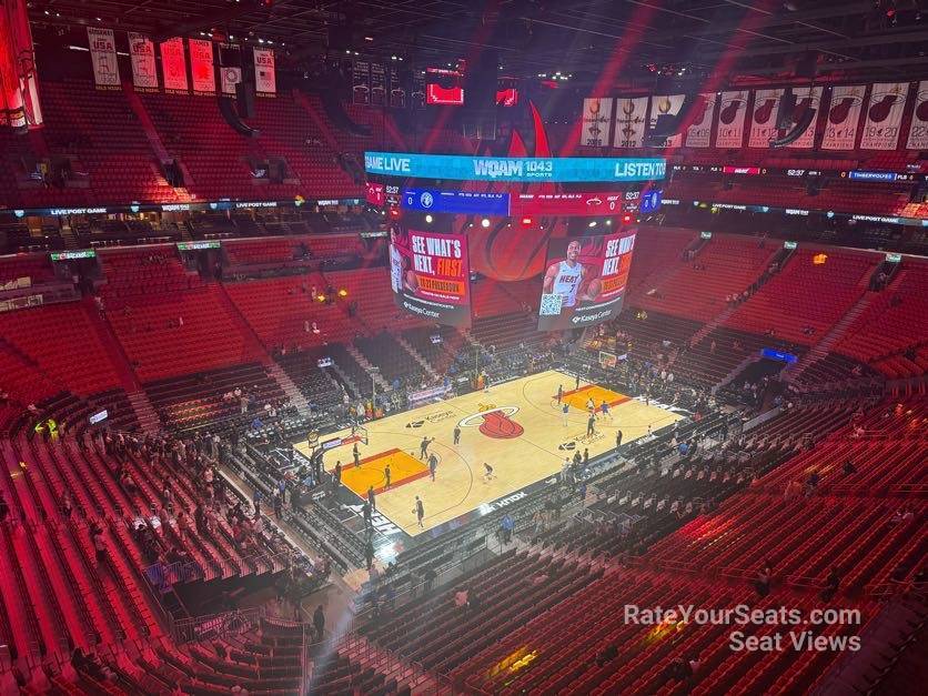section 402, row 2 seat view  for basketball - kaseya center