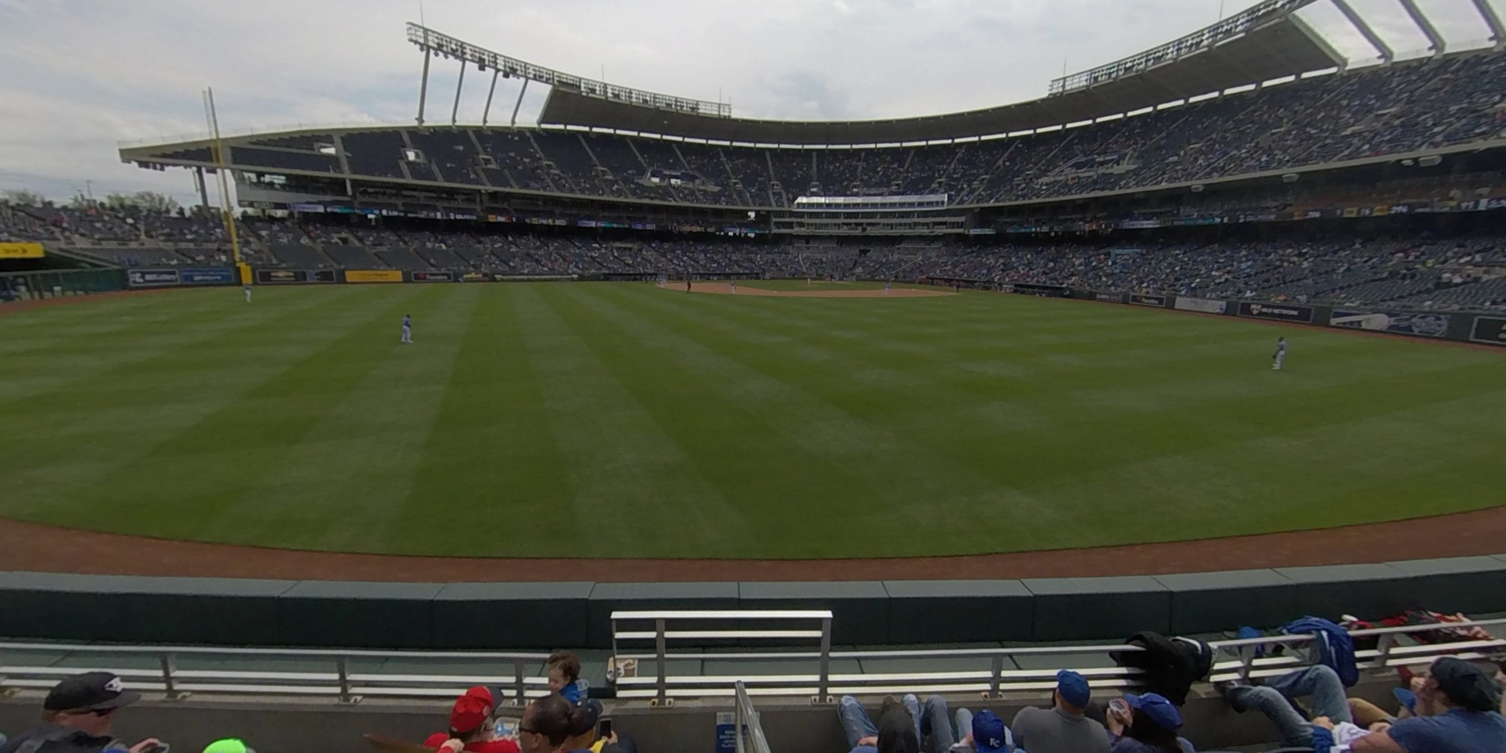 section 101 panoramic seat view  - kauffman stadium