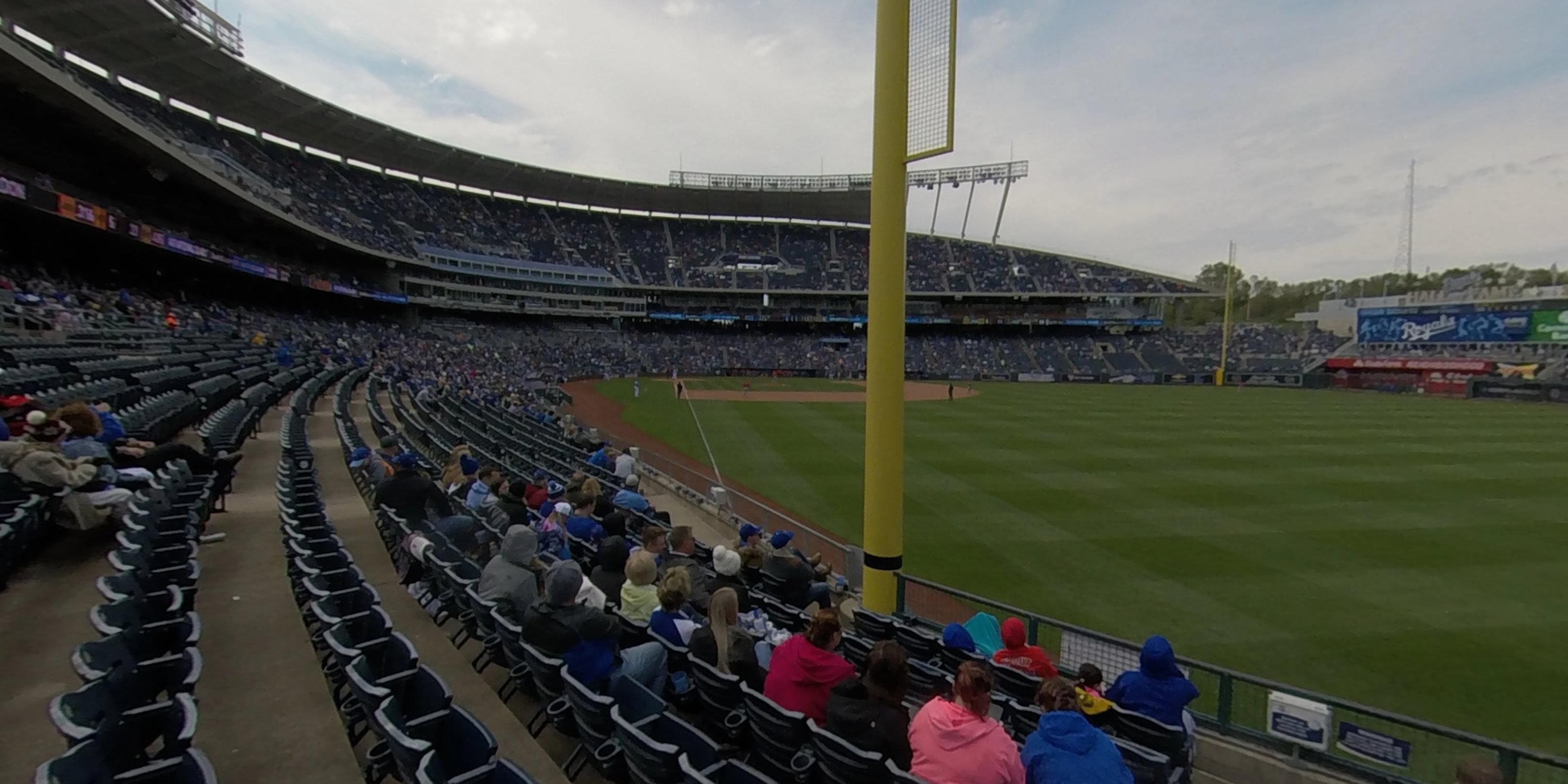 section 147 panoramic seat view  - kauffman stadium