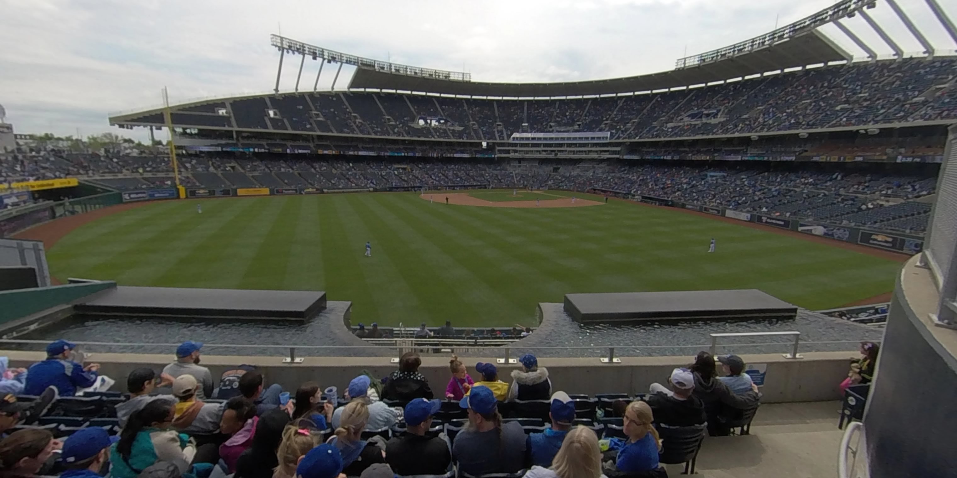 section 201 panoramic seat view  - kauffman stadium
