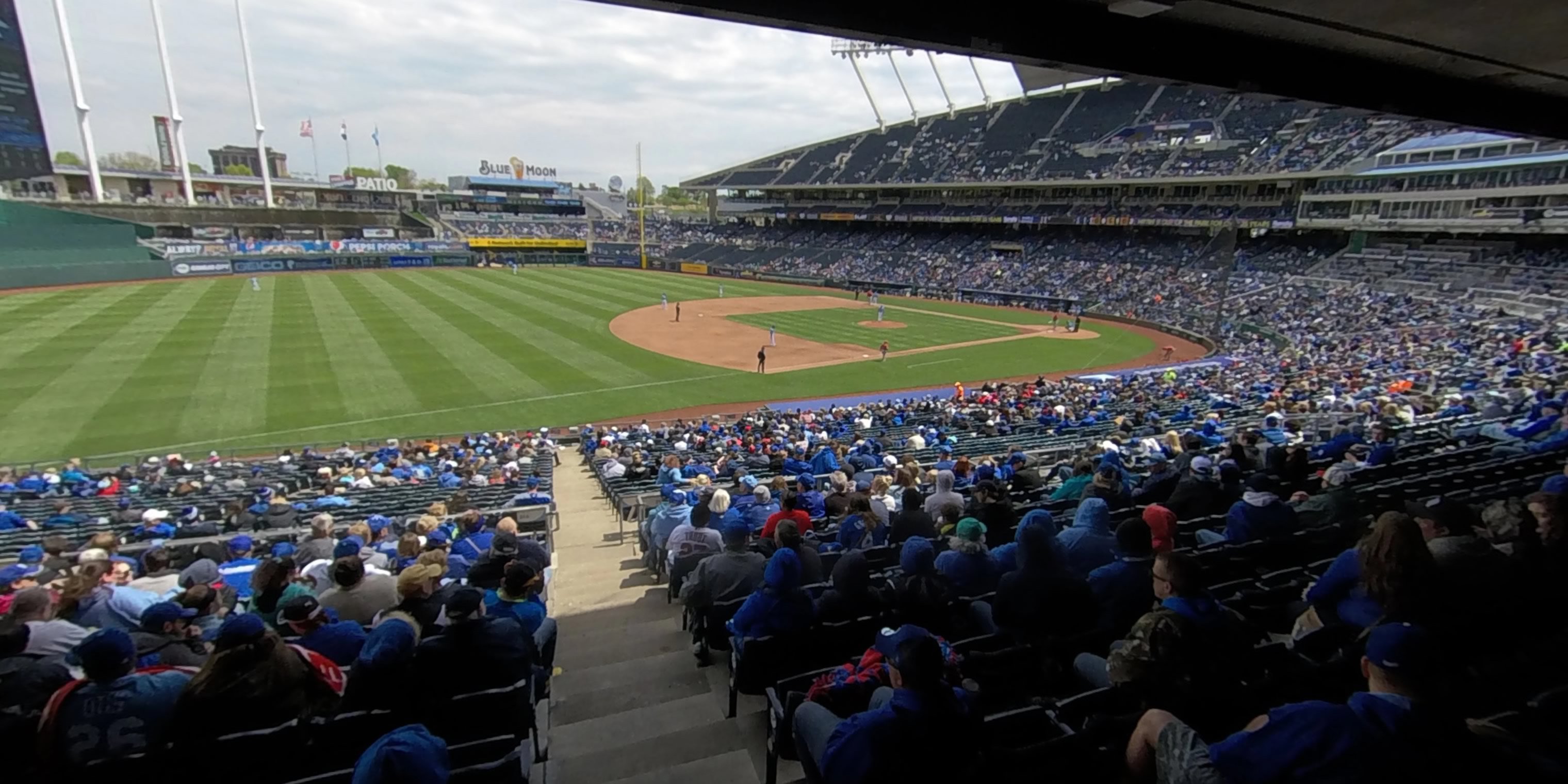 Section 214 at Kauffman Stadium