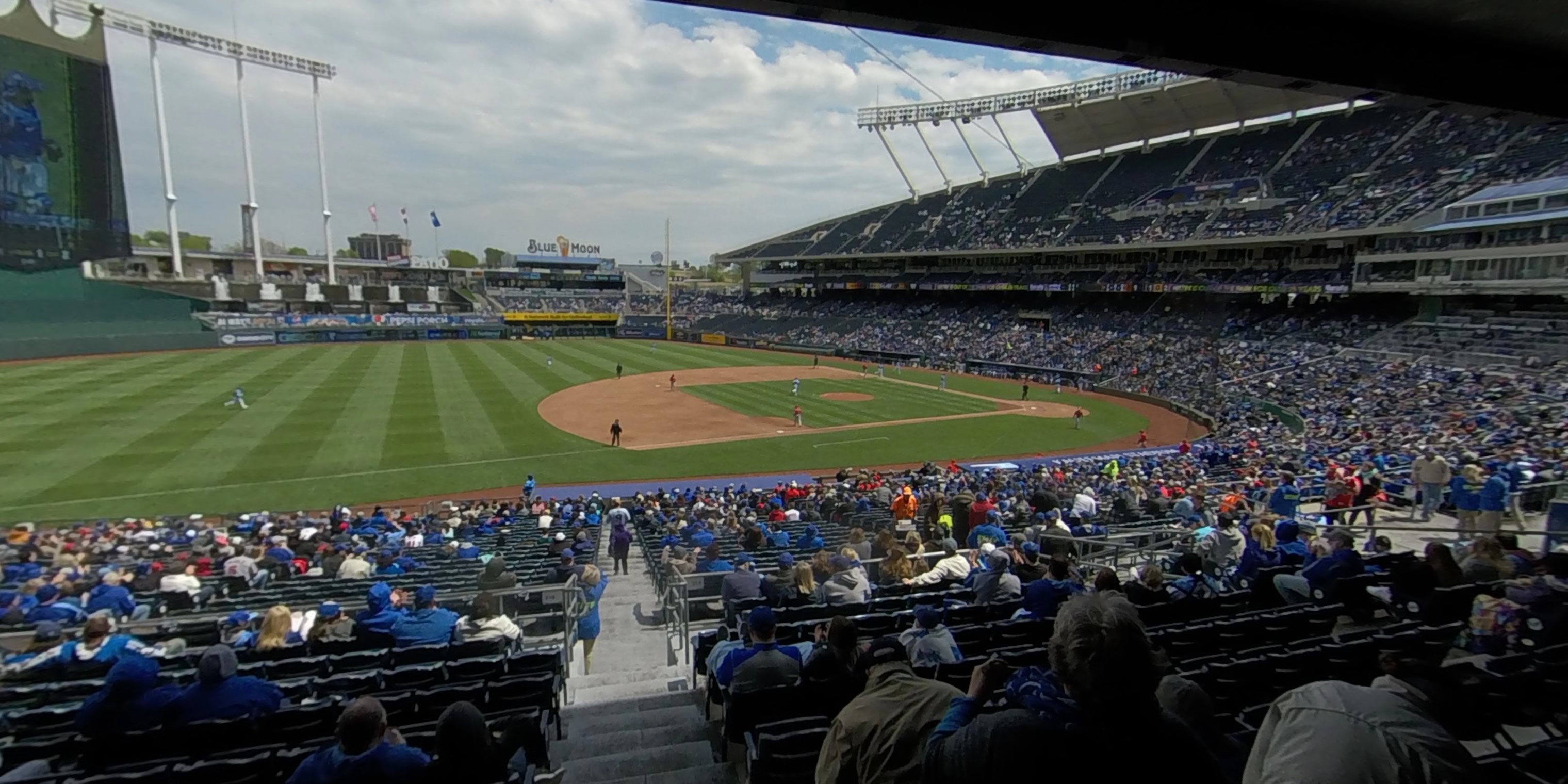 section 216 panoramic seat view  - kauffman stadium