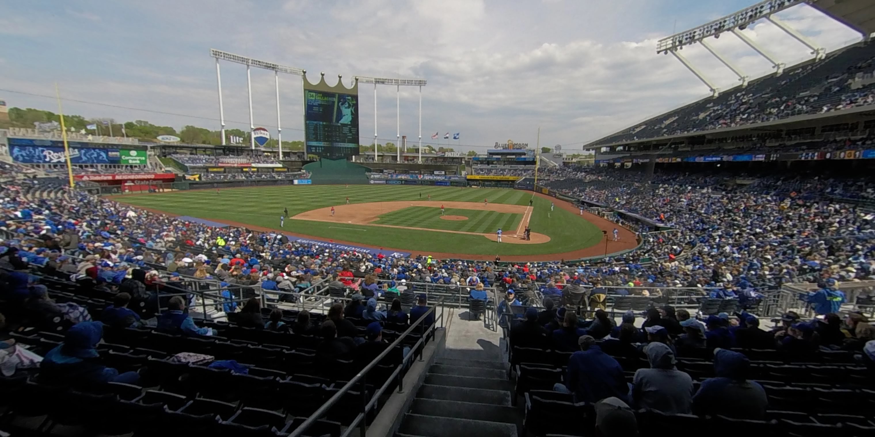 section 224 panoramic seat view  - kauffman stadium