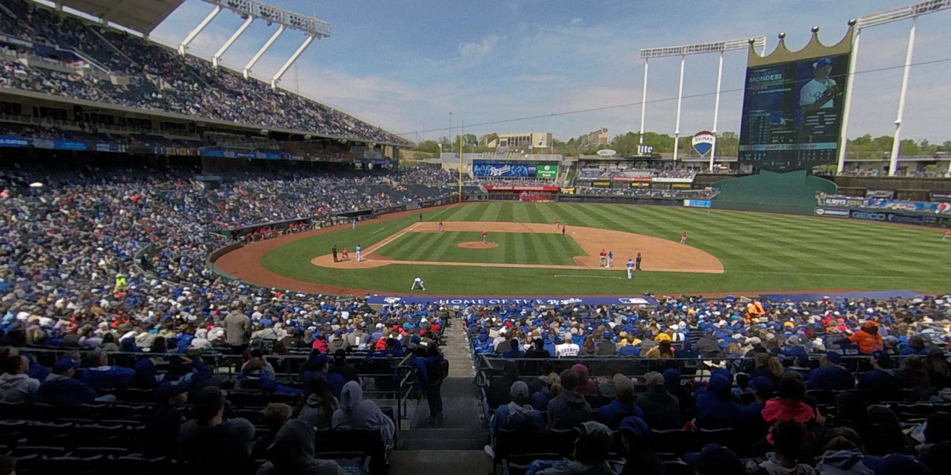 section 232 panoramic seat view  - kauffman stadium