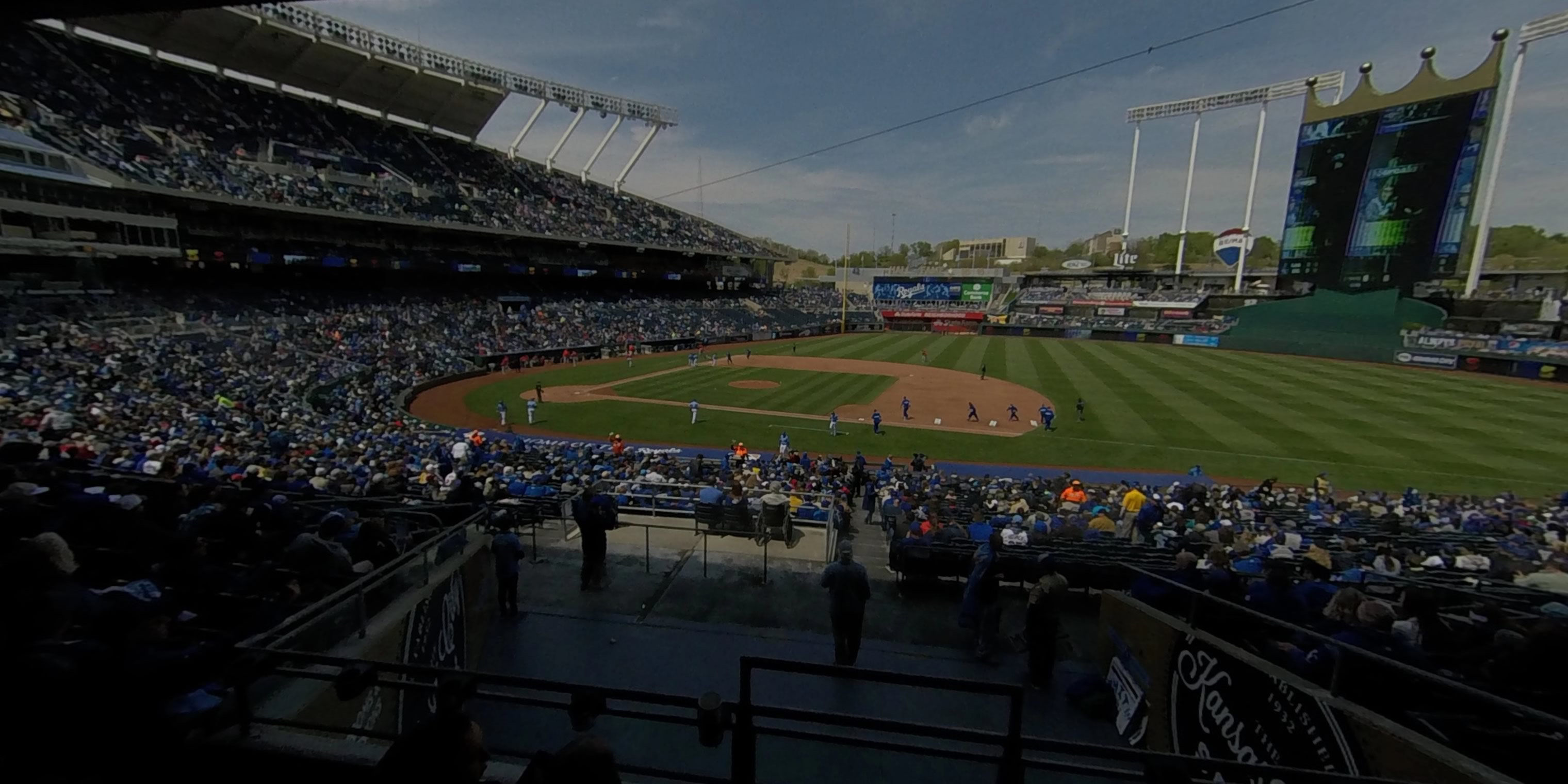 kauffman stadium section 236 rateyourseats com royals seating chart with rows