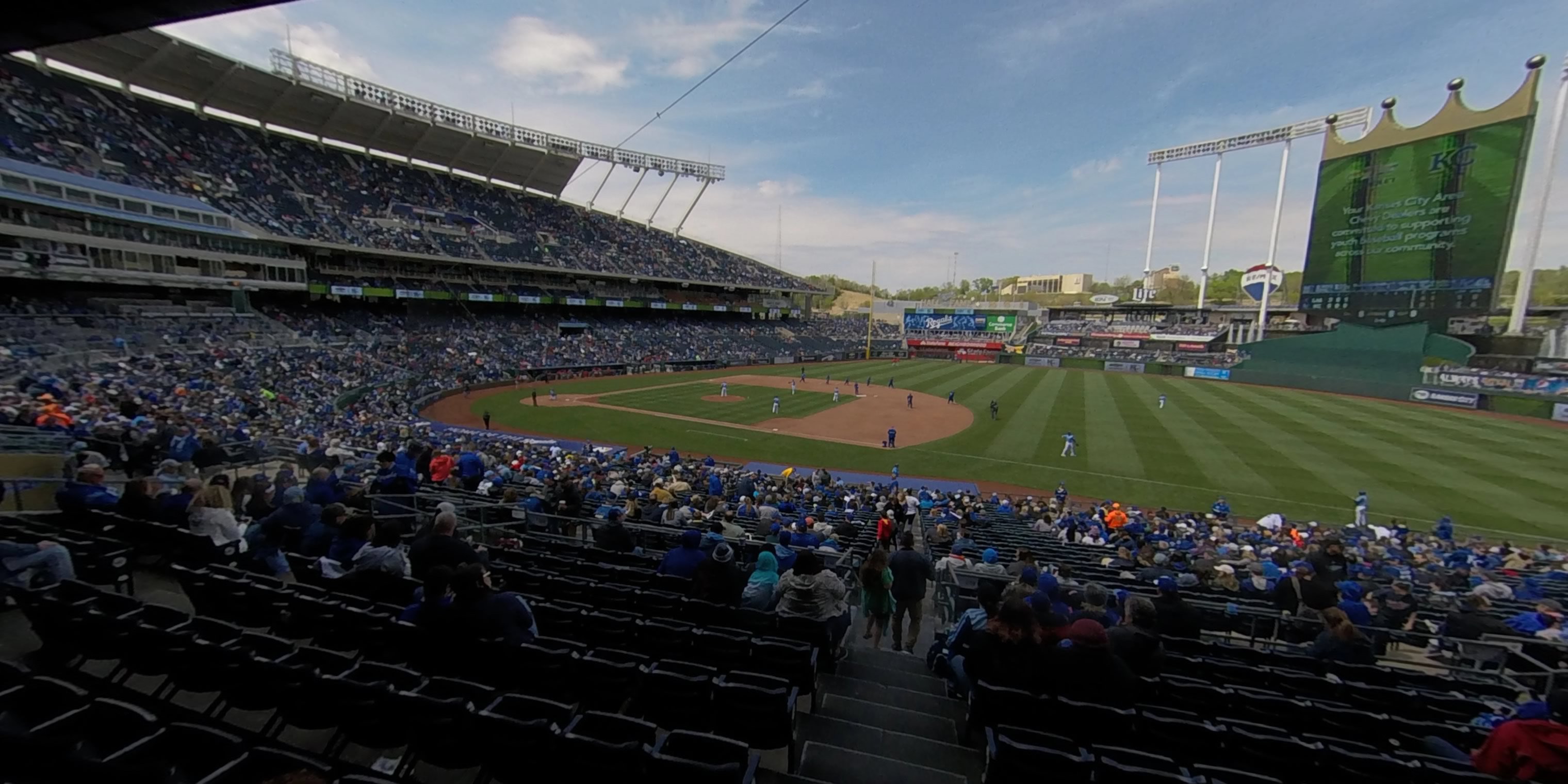 section 238 panoramic seat view  - kauffman stadium