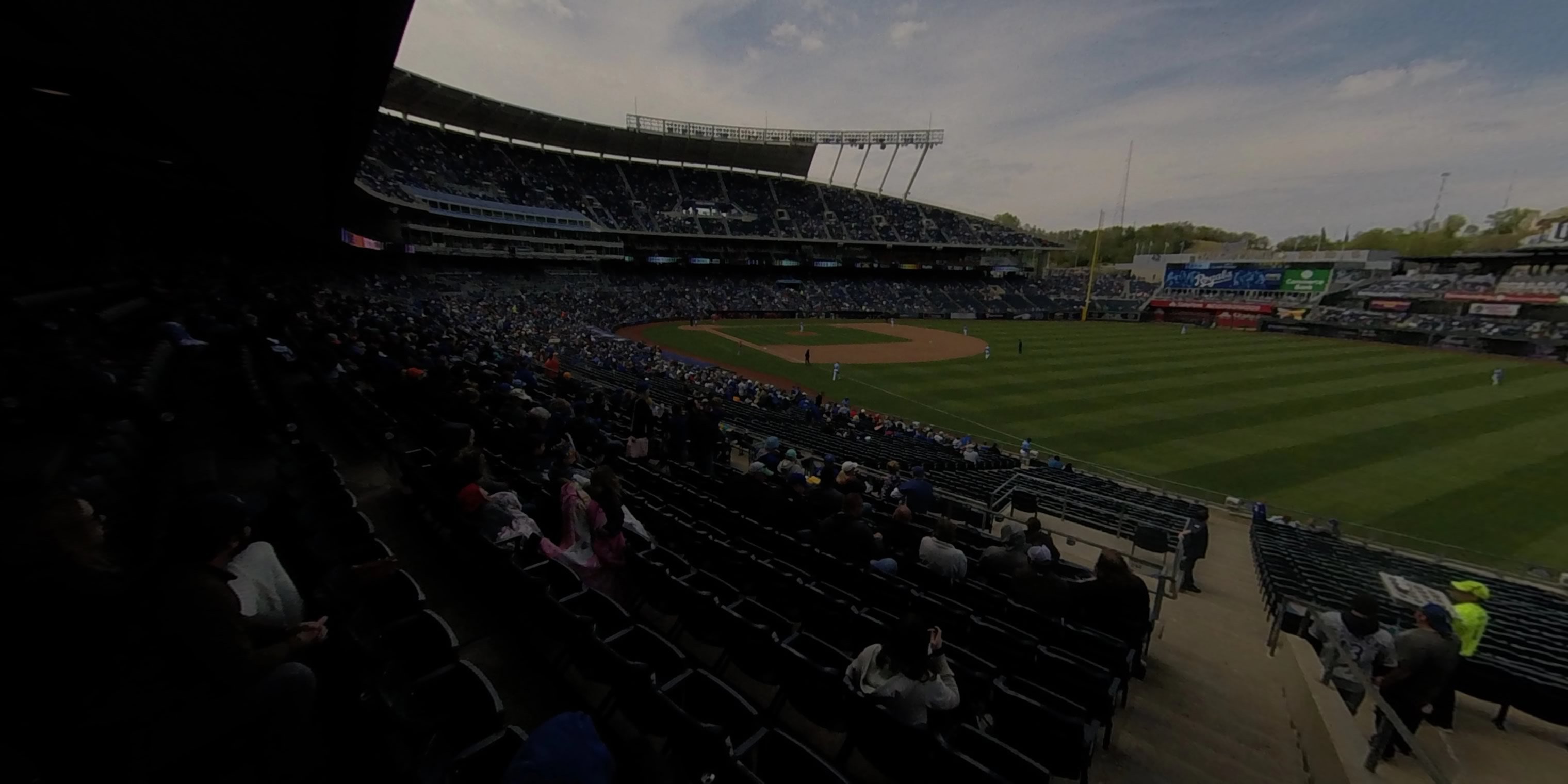 section 244 panoramic seat view  - kauffman stadium