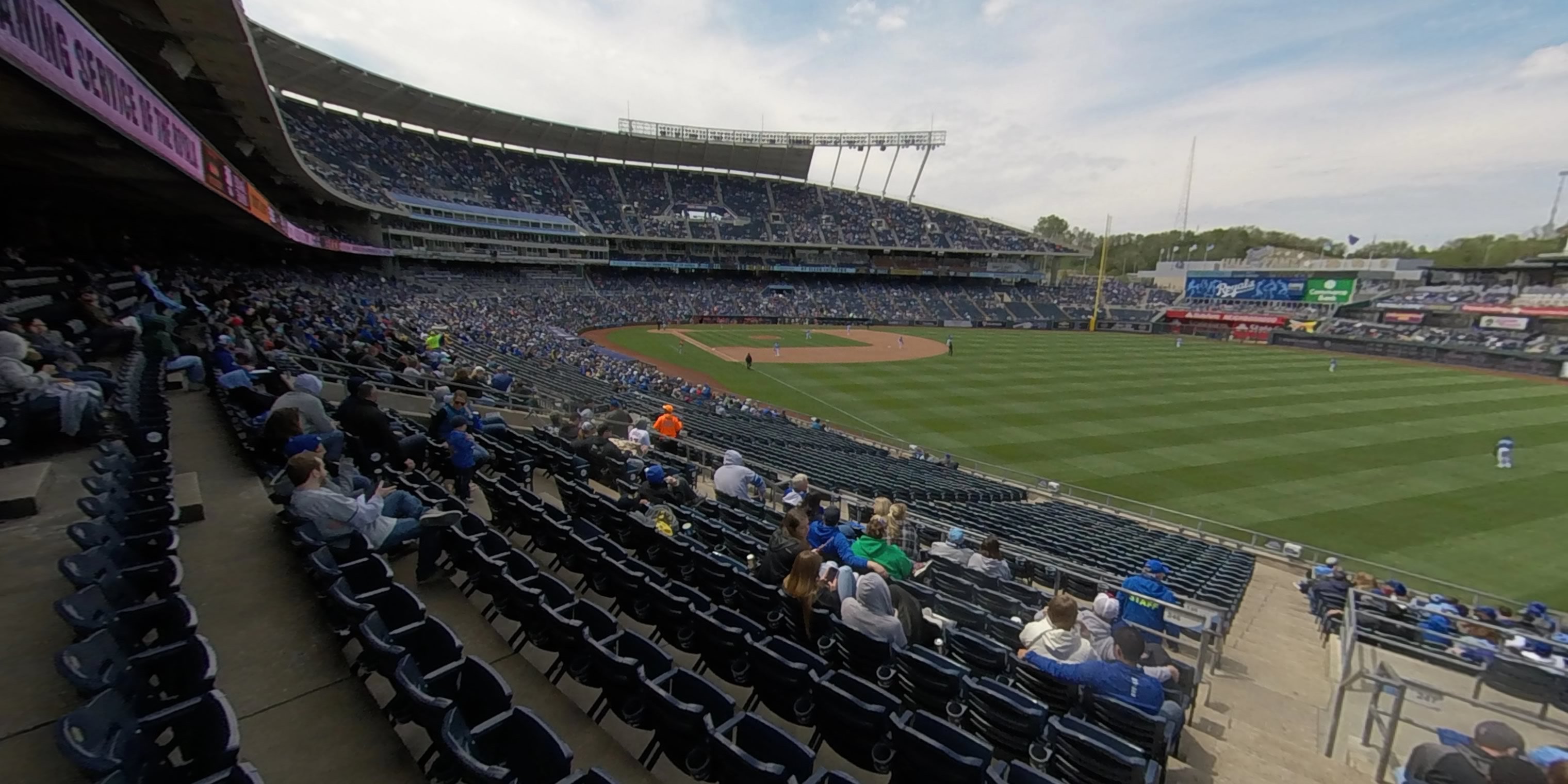 section 246 panoramic seat view  - kauffman stadium