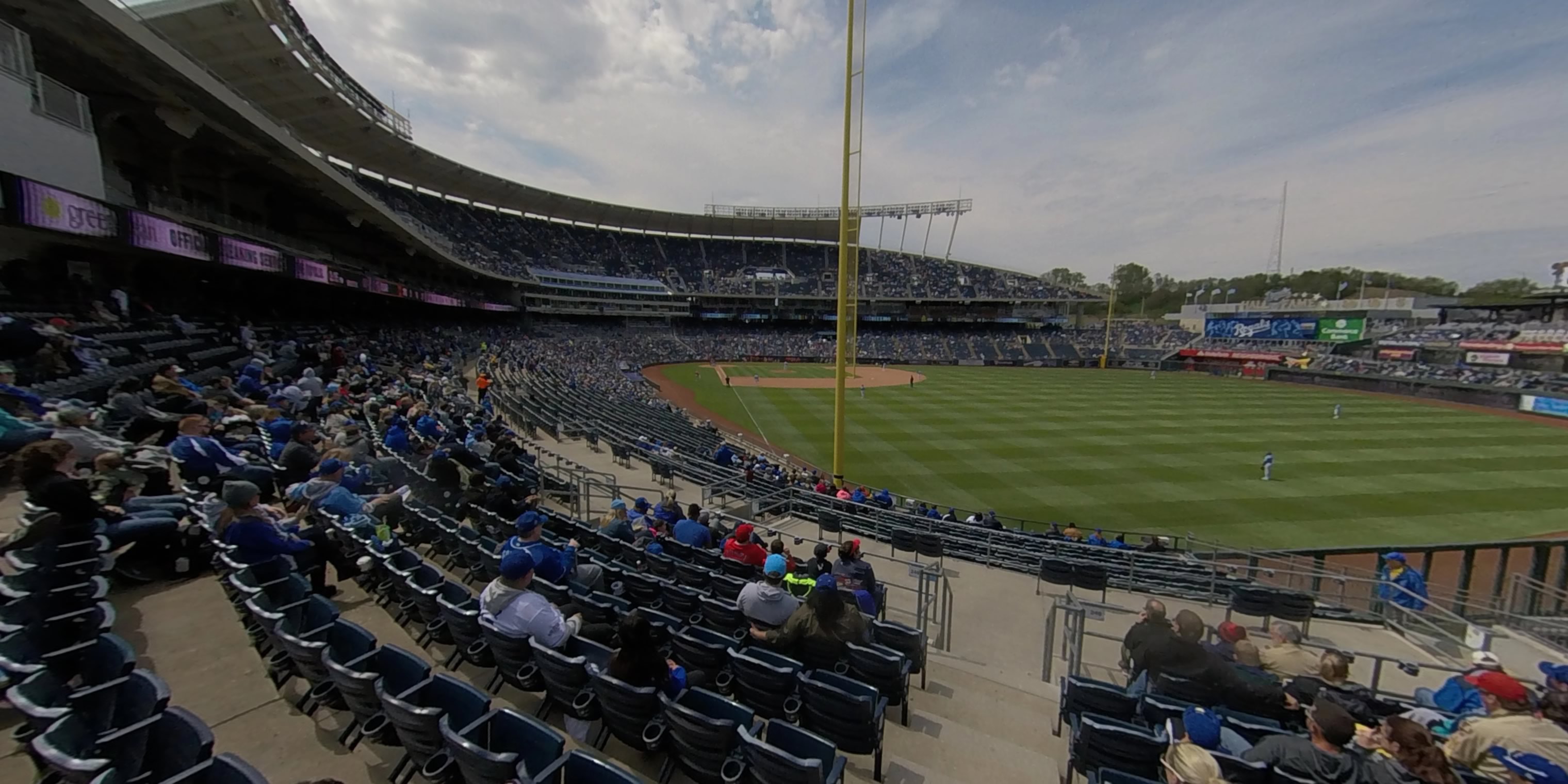 Section 249 at Kauffman Stadium