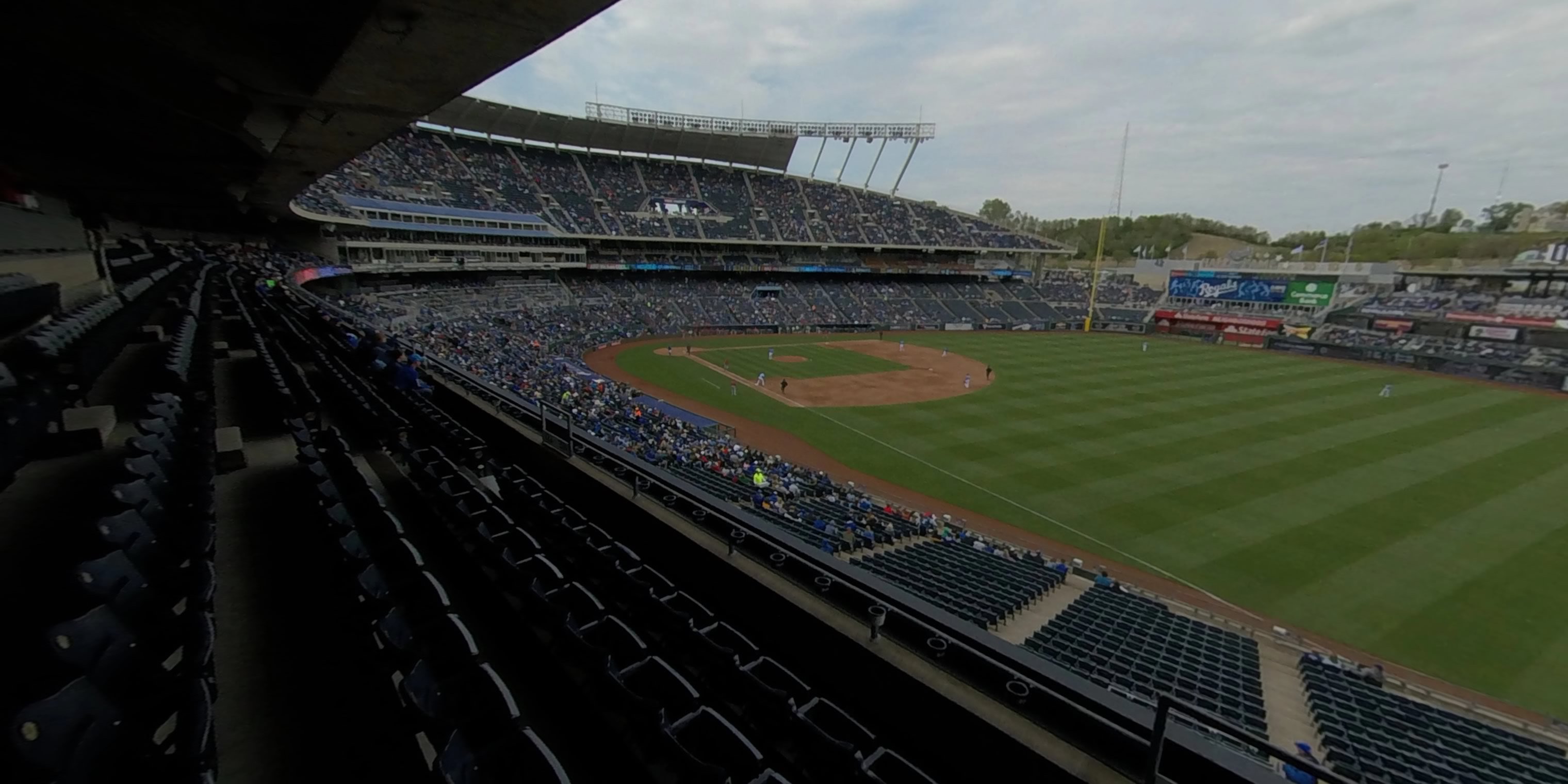 section 324 panoramic seat view  - kauffman stadium