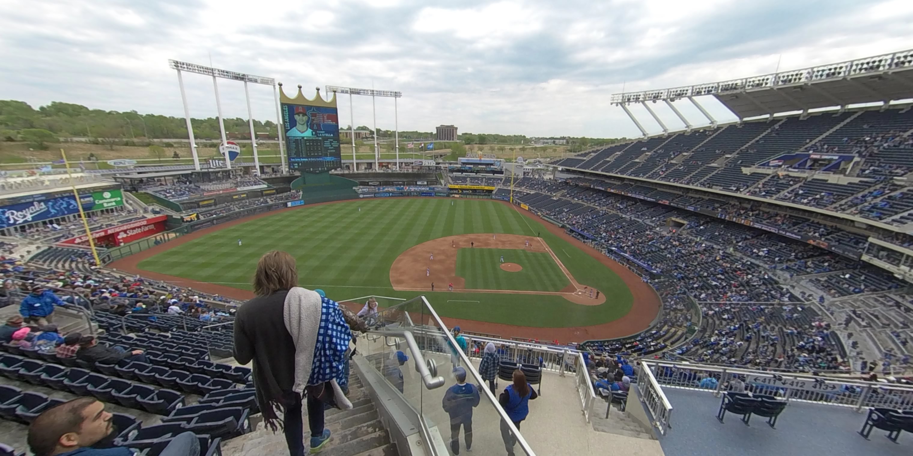 Section 411 at Kauffman Stadium