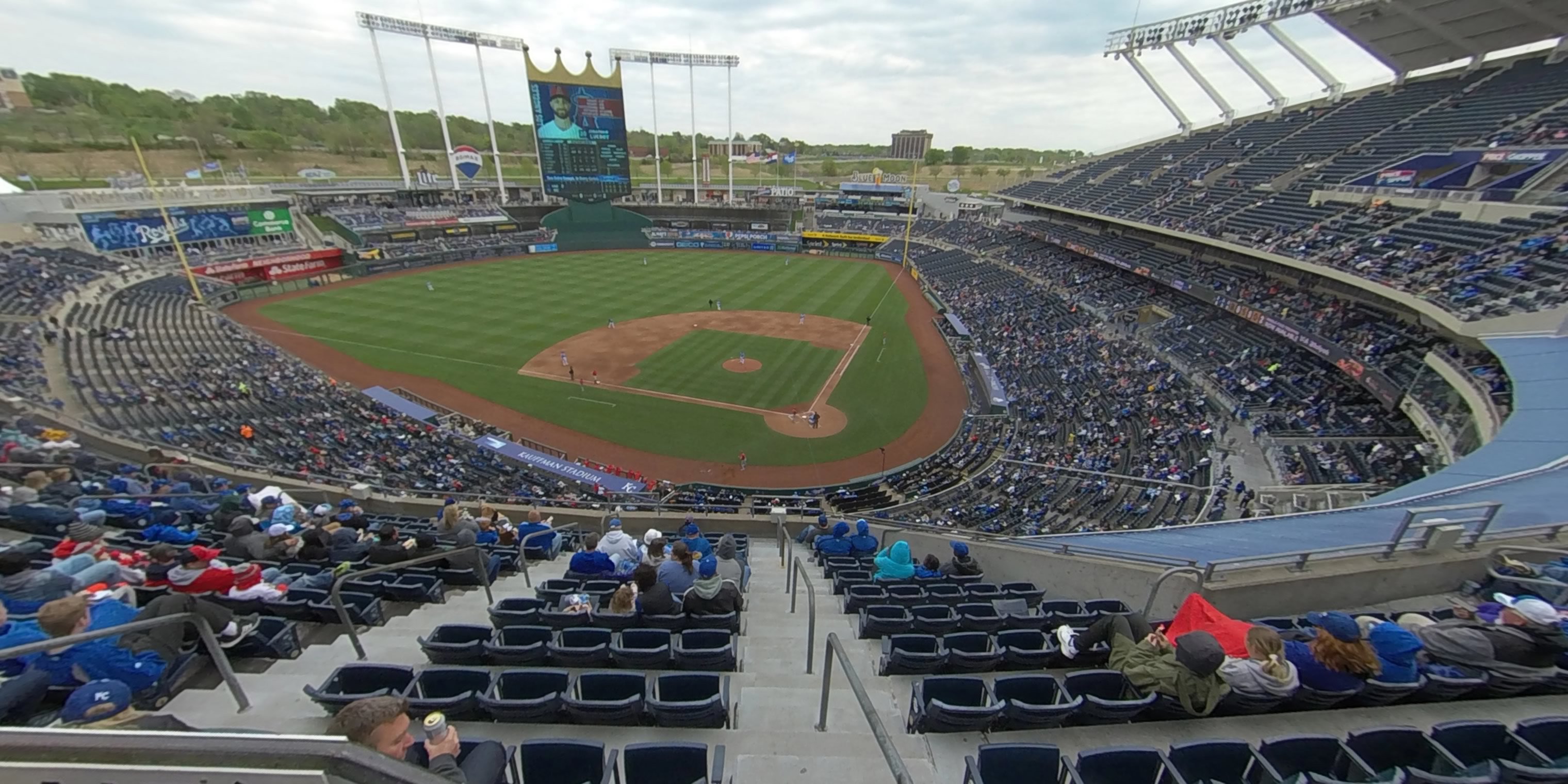 Section 417 at Kauffman Stadium