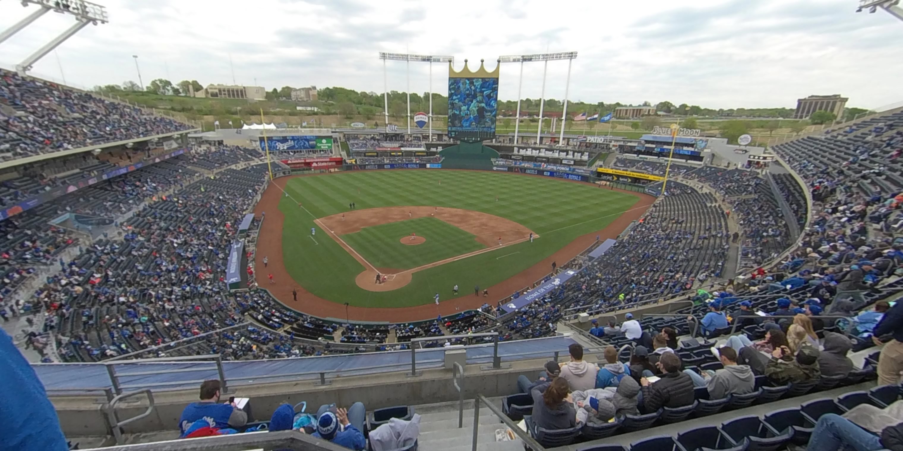 Section 423 at Kauffman Stadium