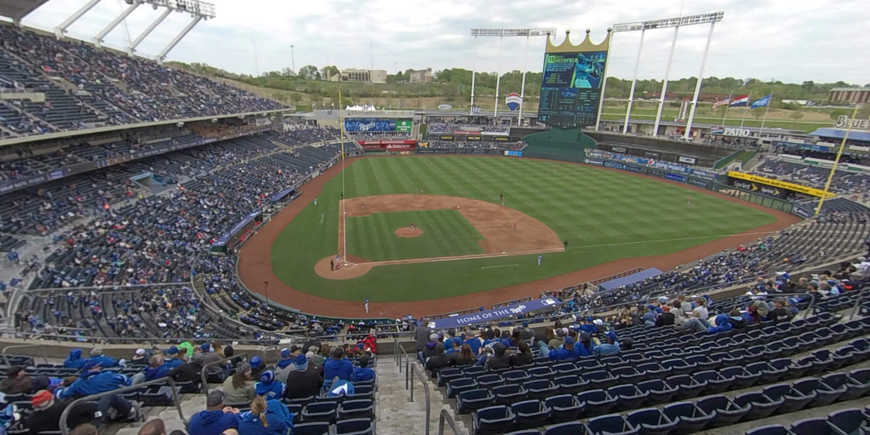 section 427 panoramic seat view  - kauffman stadium