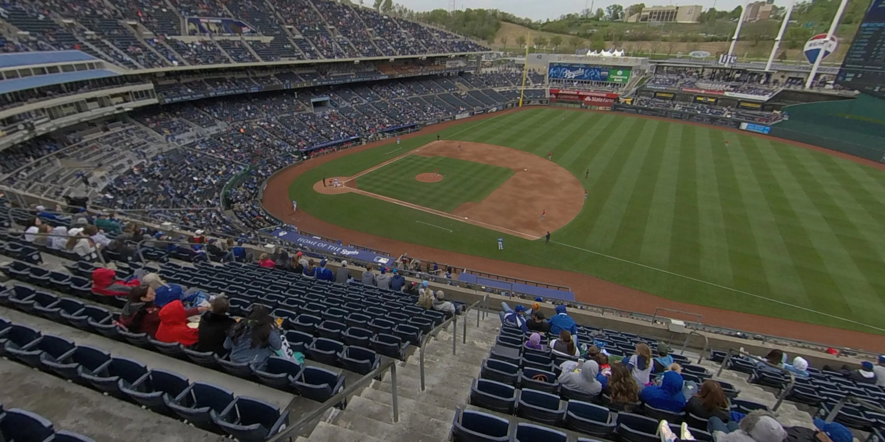 Section 432 at Kauffman Stadium