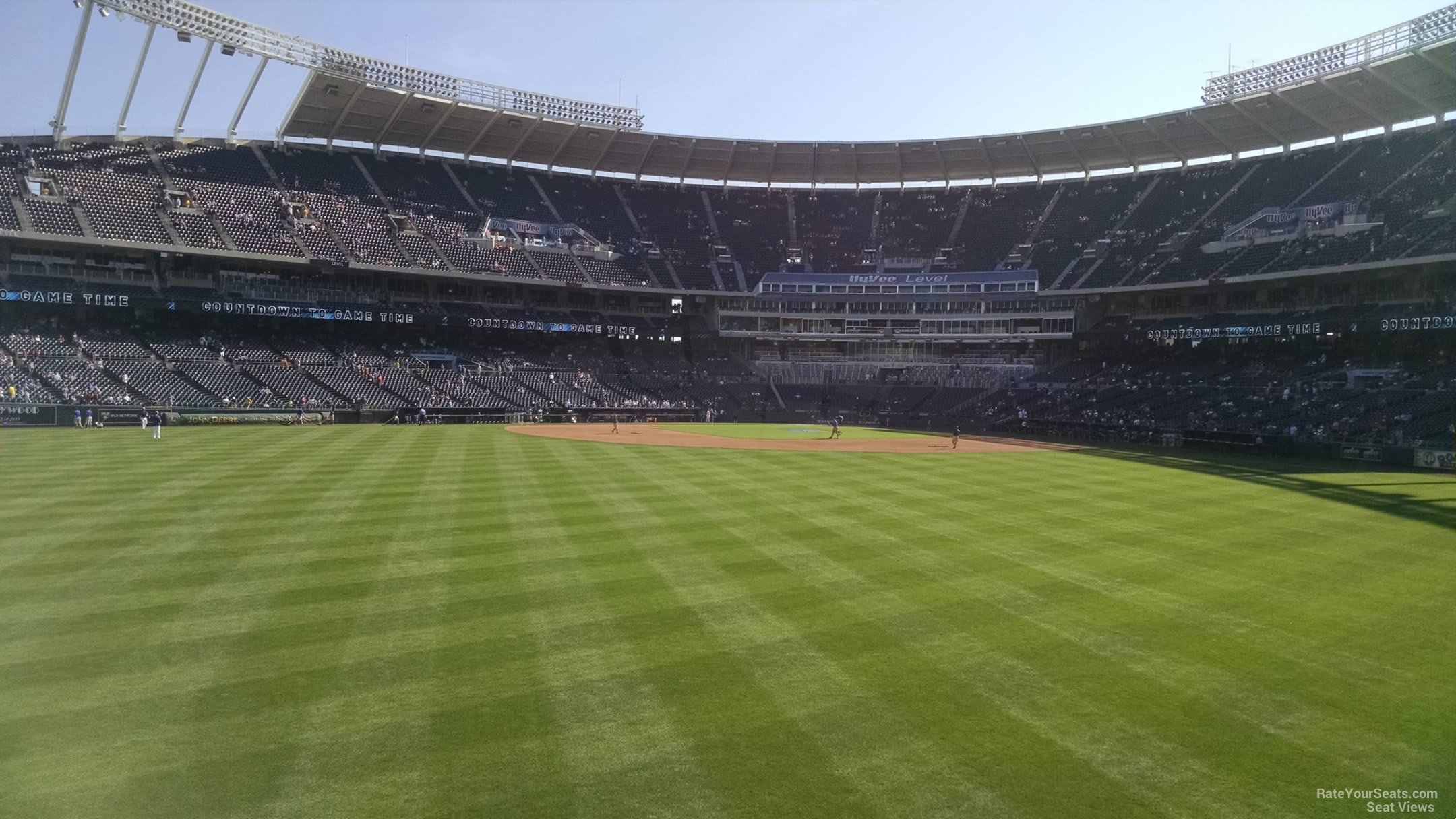 section 101 seat view  - kauffman stadium