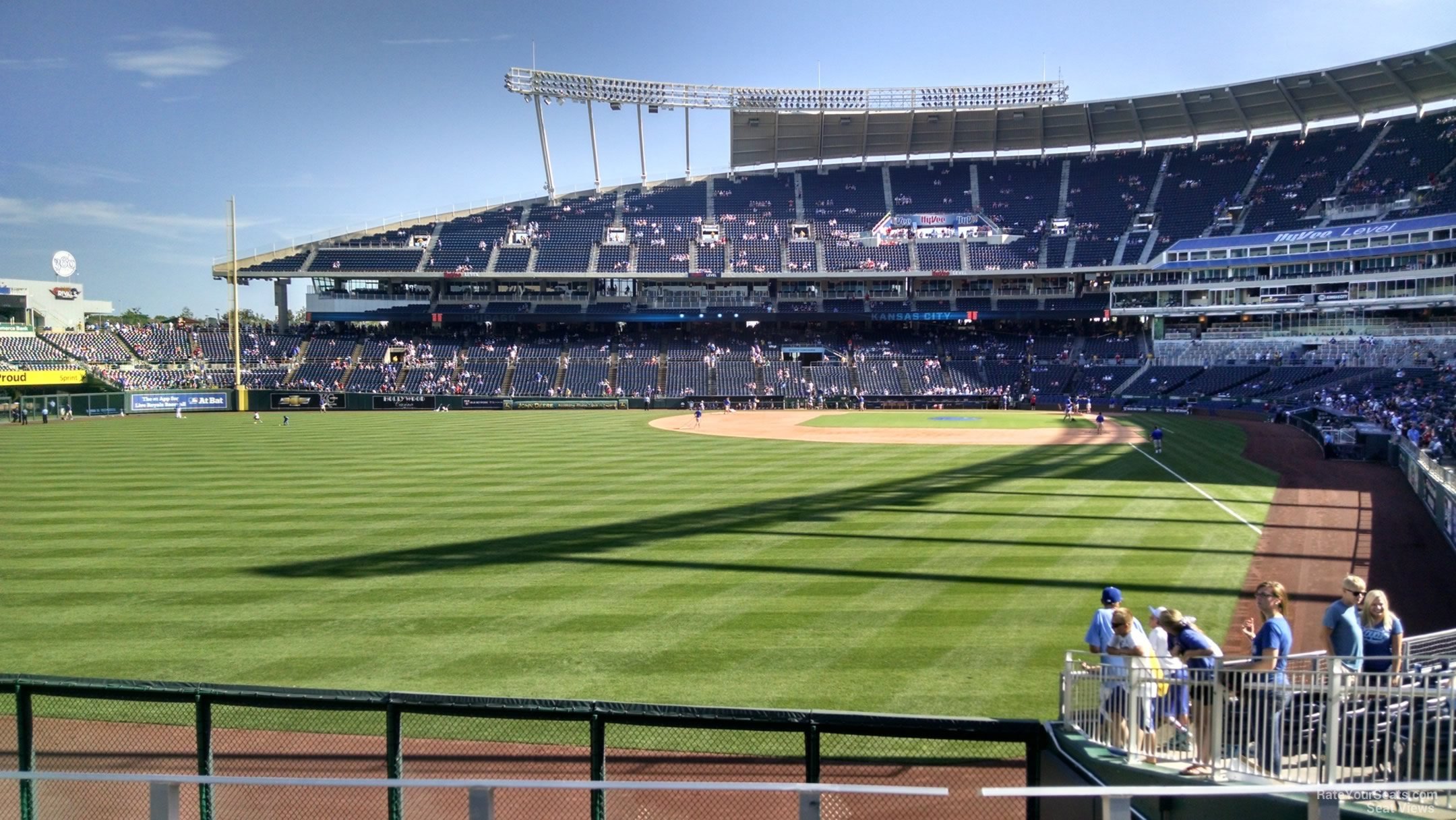 section 106 seat view  - kauffman stadium