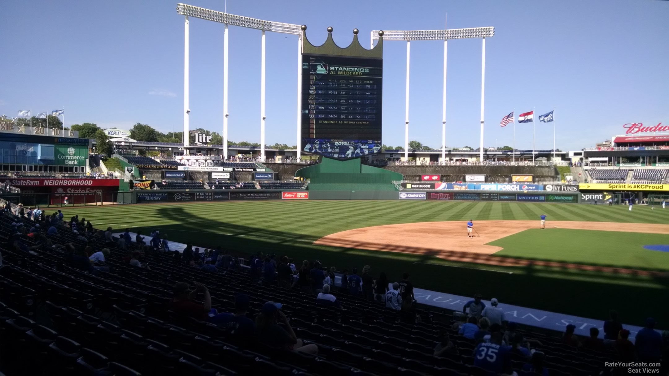 Kauffman Stadium Section 122 - RateYourSeats.com