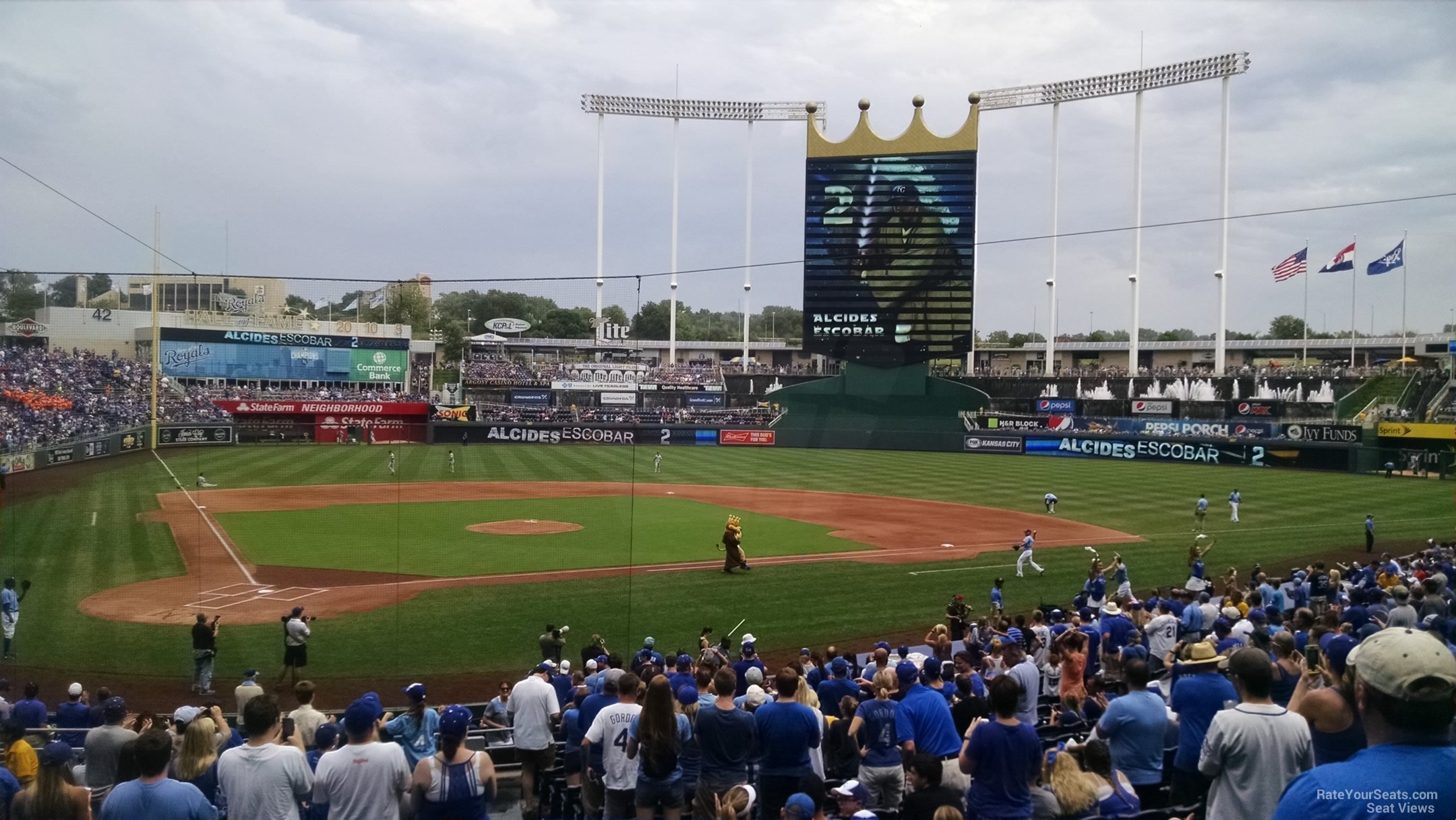 Kauffman Stadium Section 130 - RateYourSeats.com