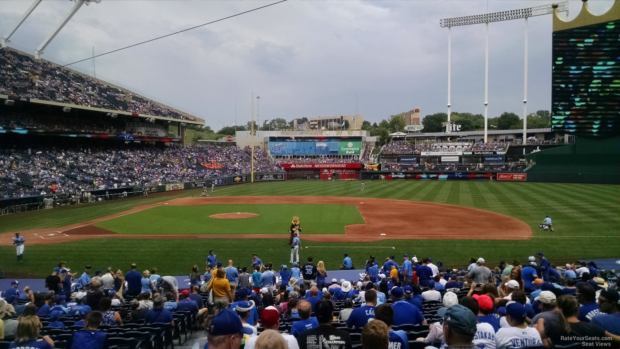 Kauffman Stadium Section 135 - RateYourSeats.com
