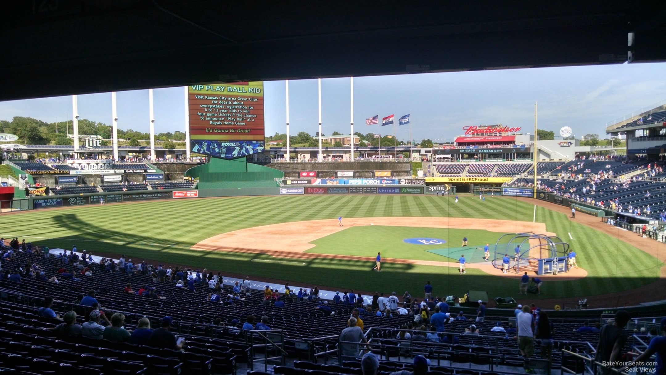 Kauffman Stadium Section 224 - RateYourSeats.com