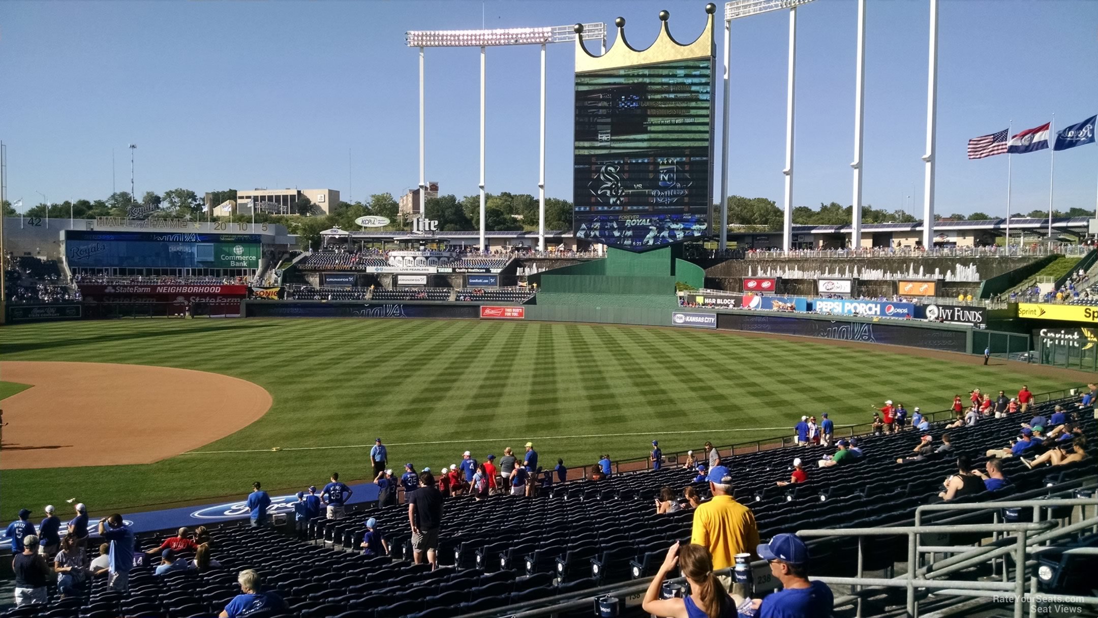 Kauffman Stadium Section 238 - RateYourSeats.com