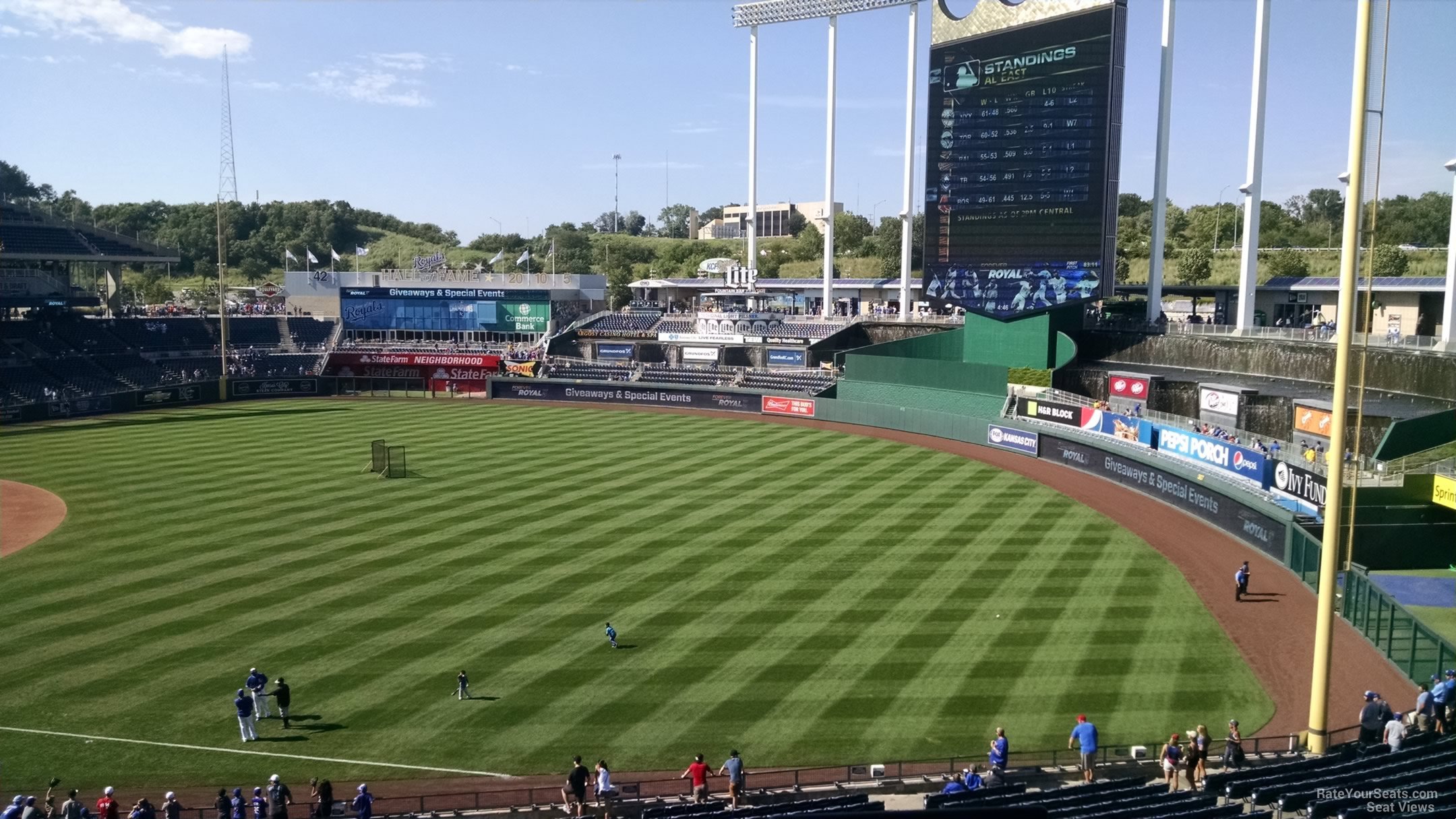 Kauffman Stadium Section 325 - RateYourSeats.com