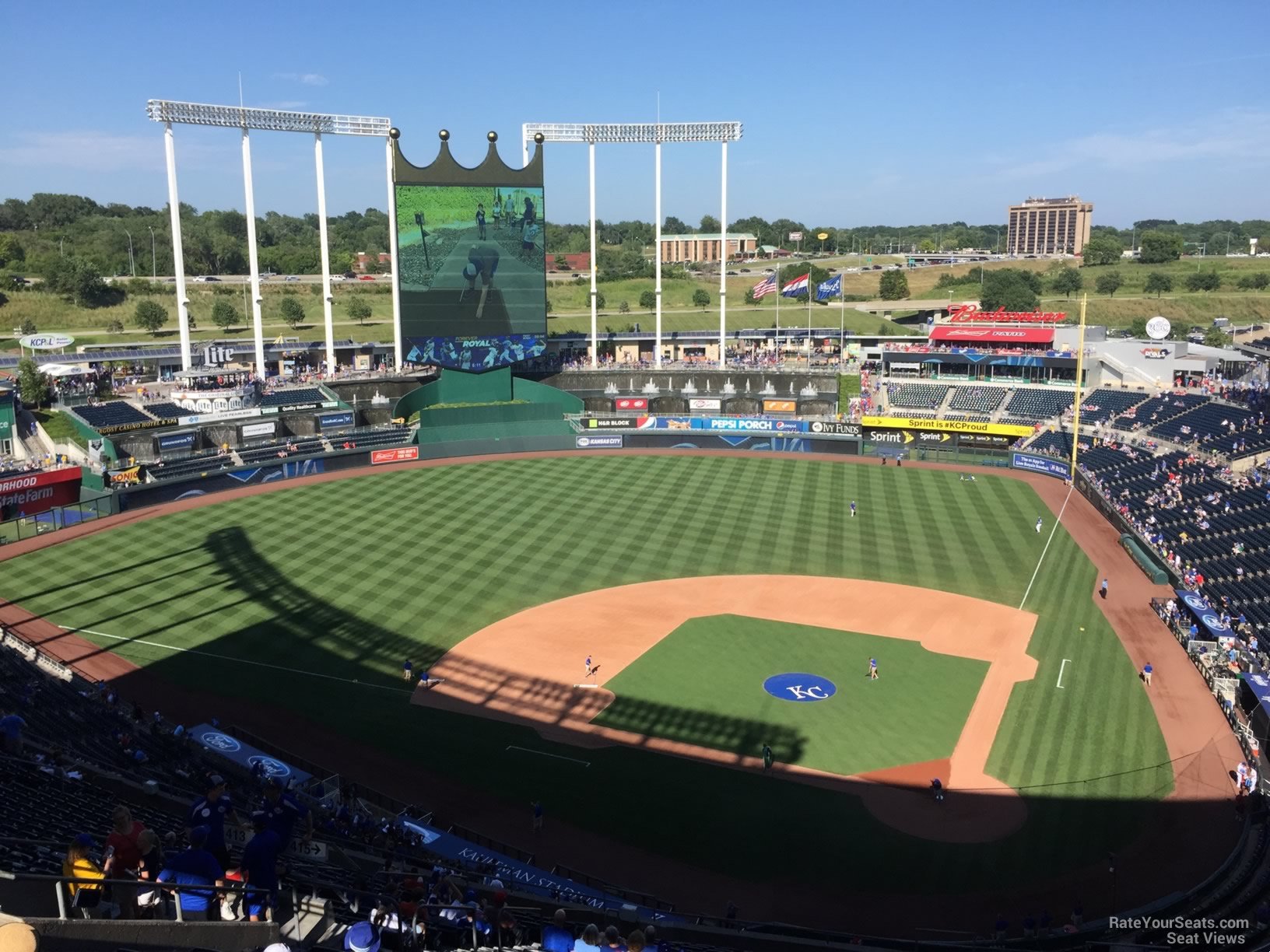 Kauffman Stadium Section 415 - RateYourSeats.com