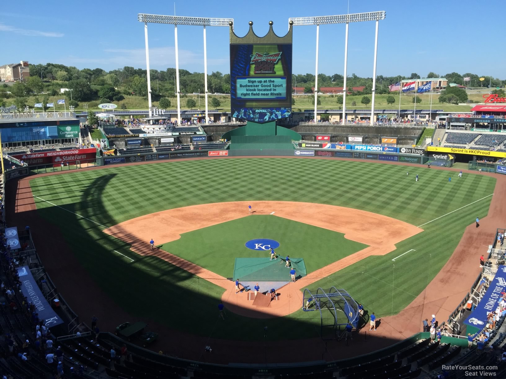 Section 420 at Kauffman Stadium