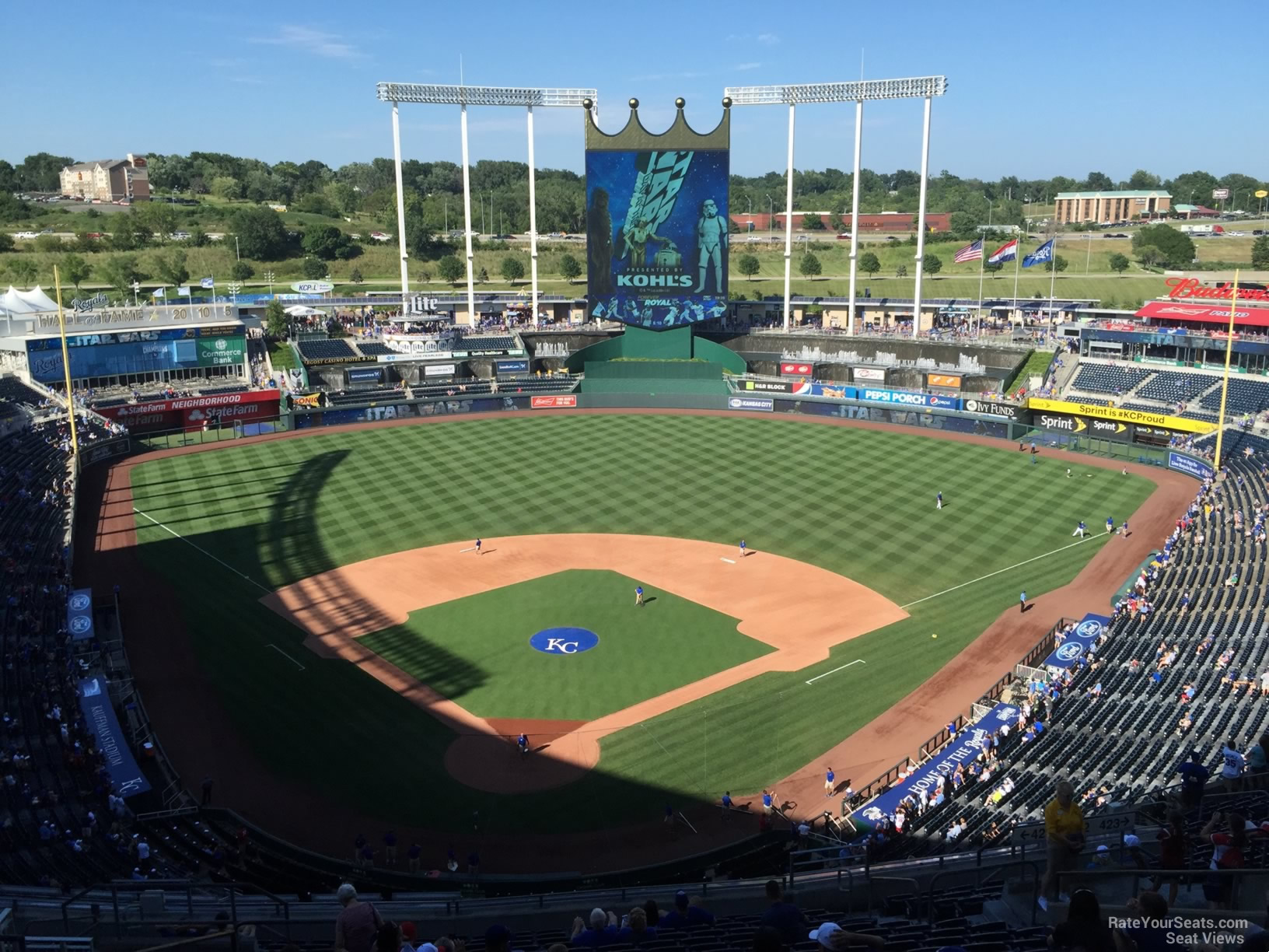 Section 421 at Kauffman Stadium