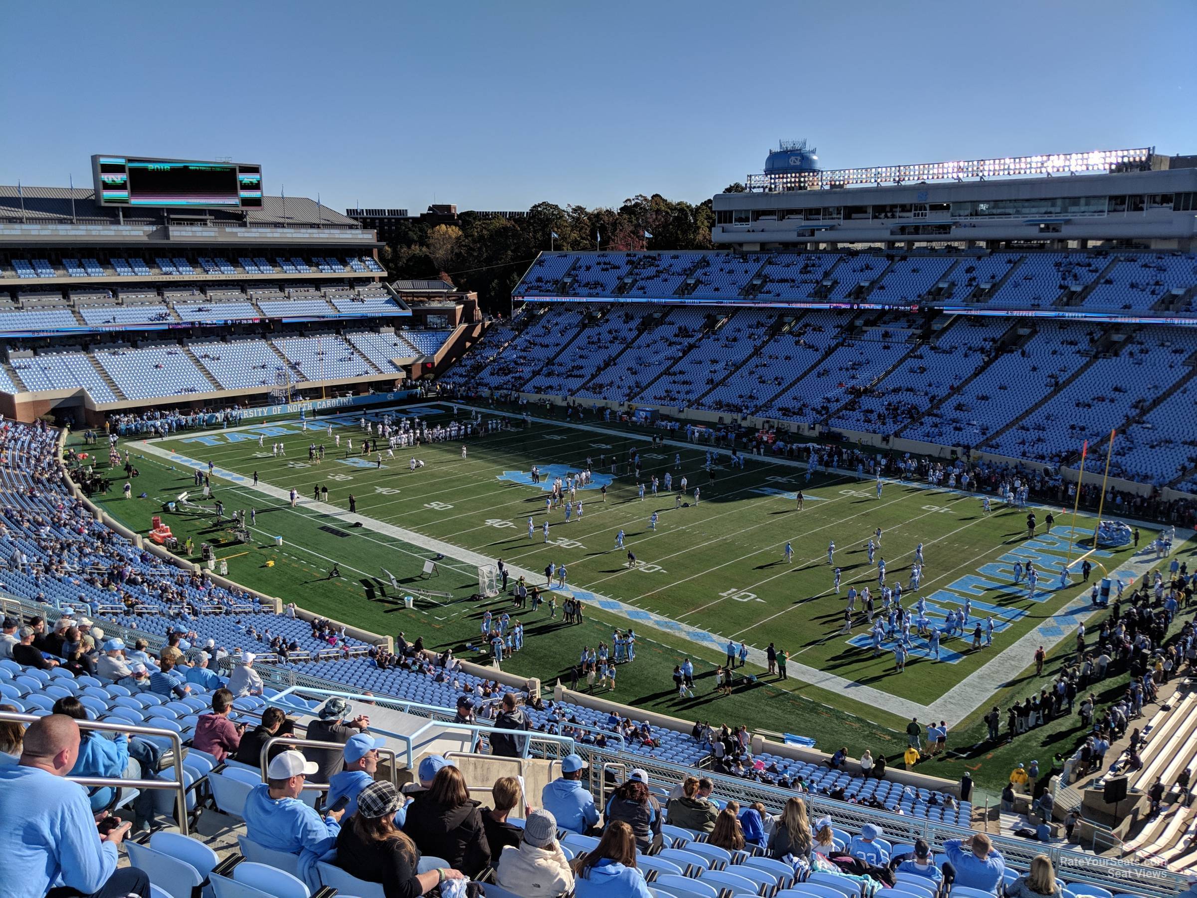 section 212, row t seat view  - kenan stadium