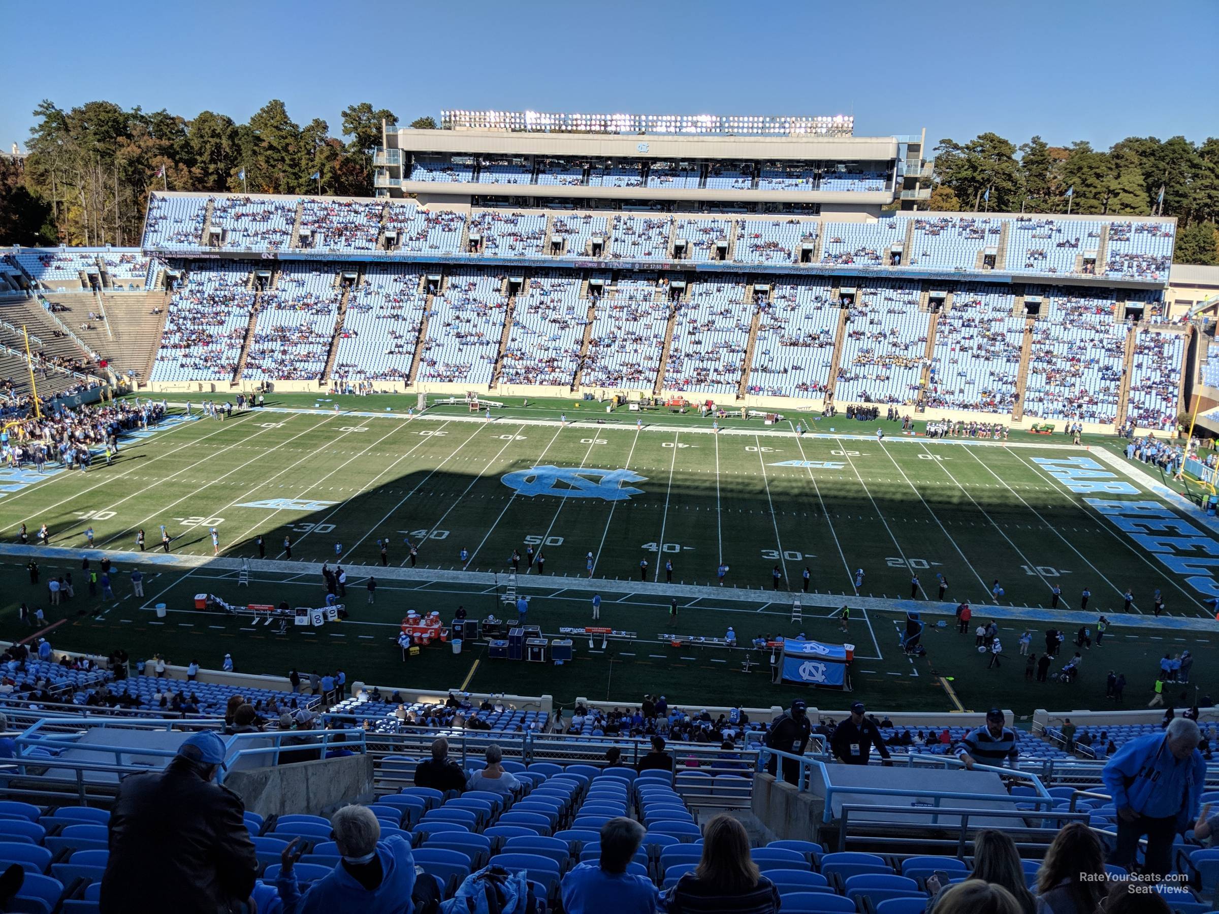 section 226, row t seat view  - kenan stadium